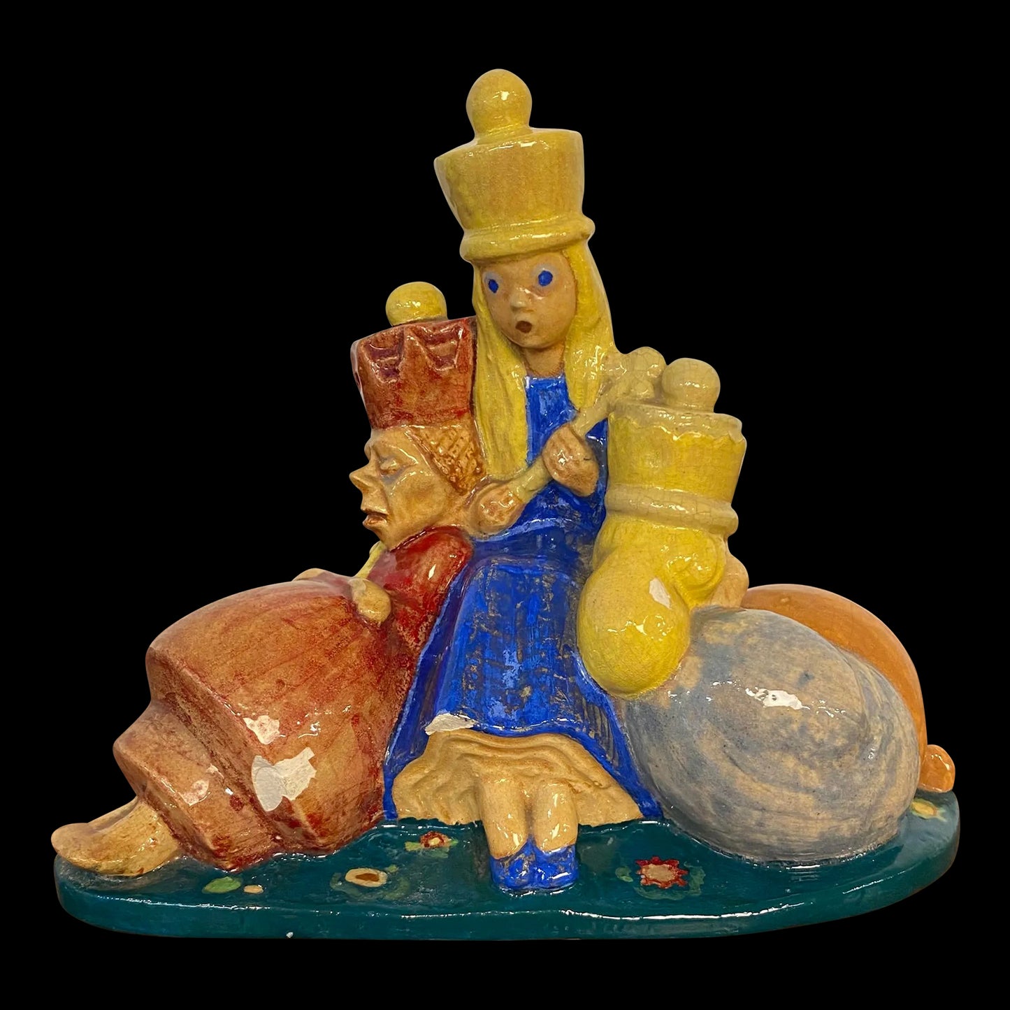 Ceramic Sculpture by Edris Eckhardt Edition of 25 #7 Alice in Wonderland