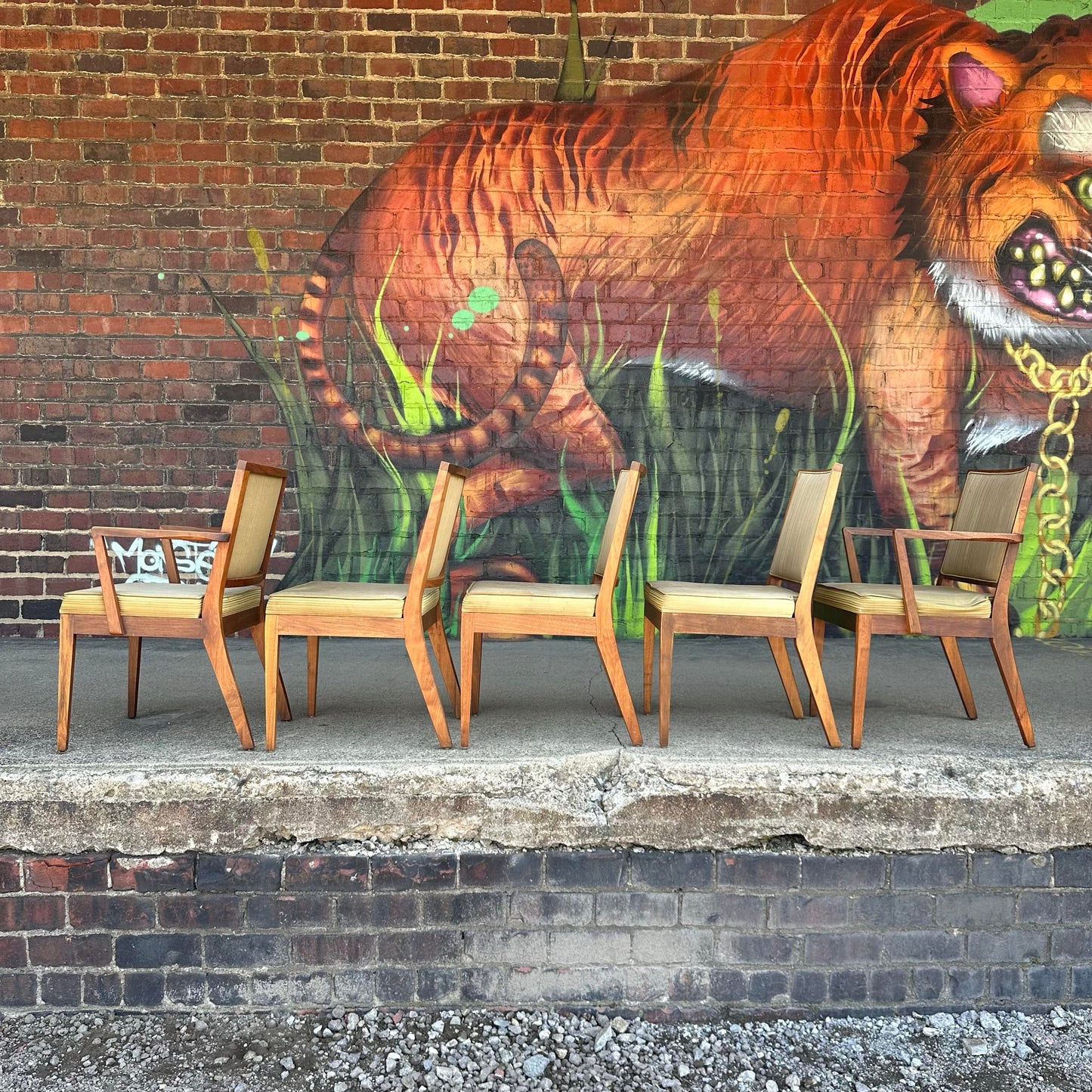 Set of 5 Glenn of California Dining Chairs by Stewart McDougal