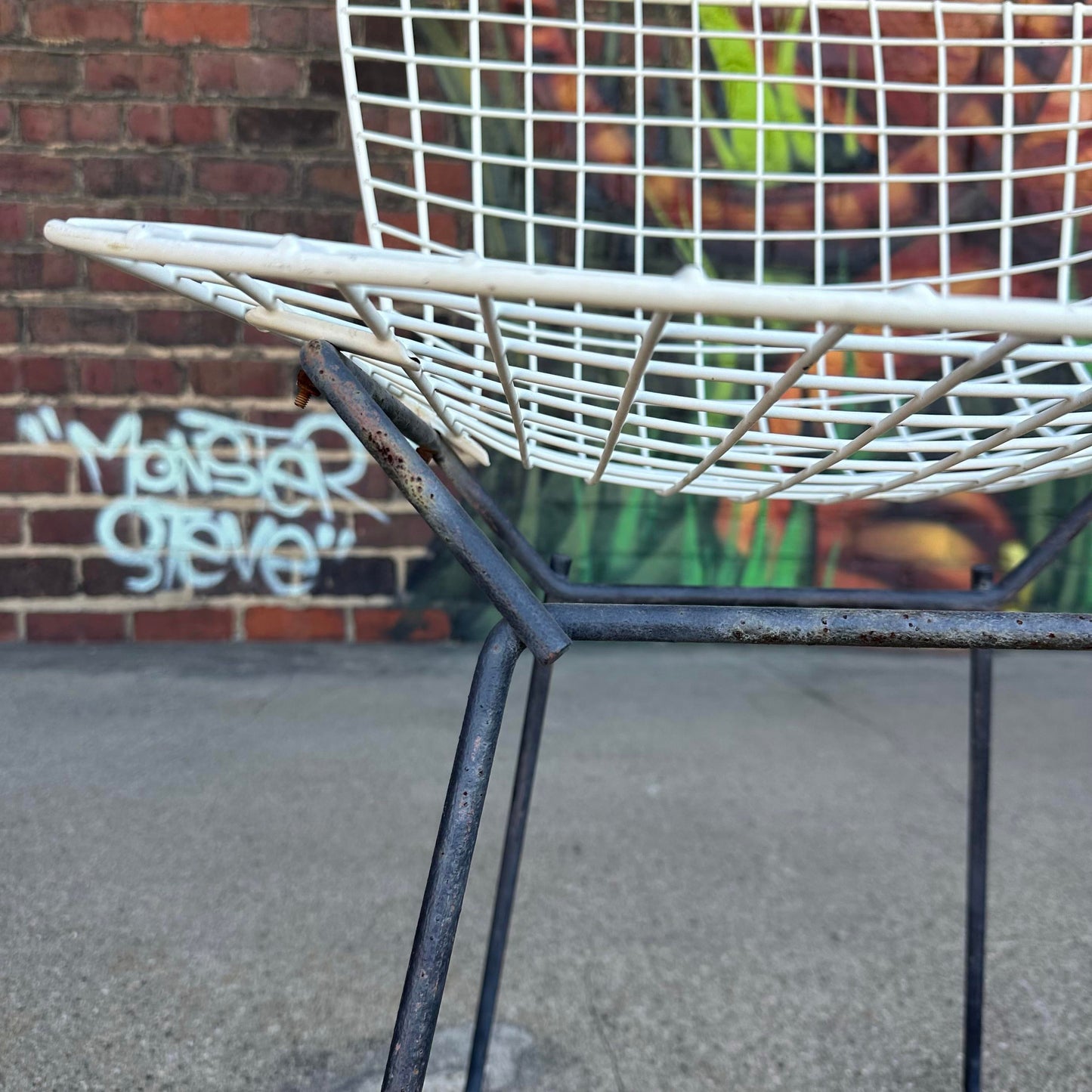 Set of 6 Harry Bertoia Wire Side Chairs for Knoll