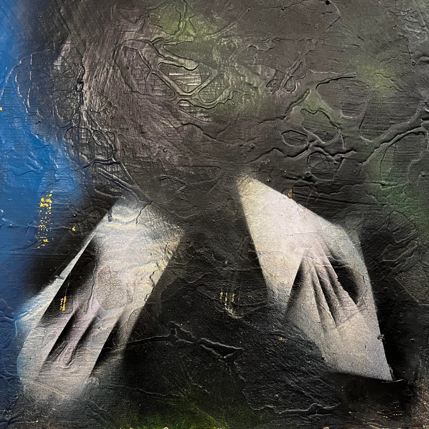 Large Portrait Painting Red Haired Woman