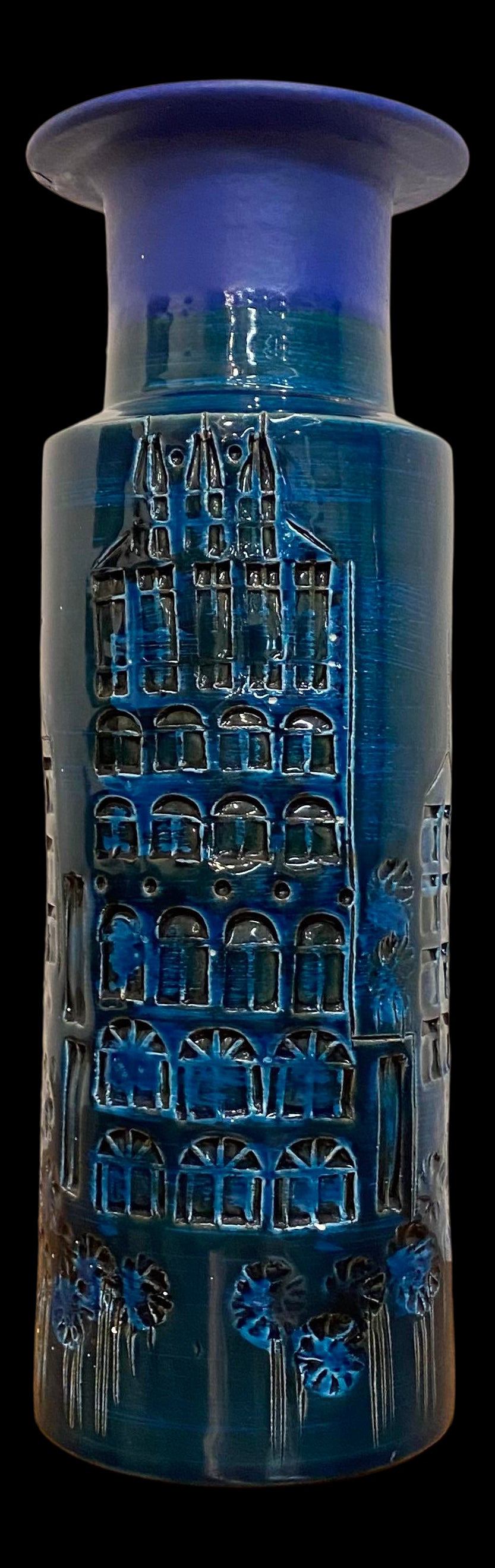 1960s Mid-Century Modern Italian Ceramic Vase