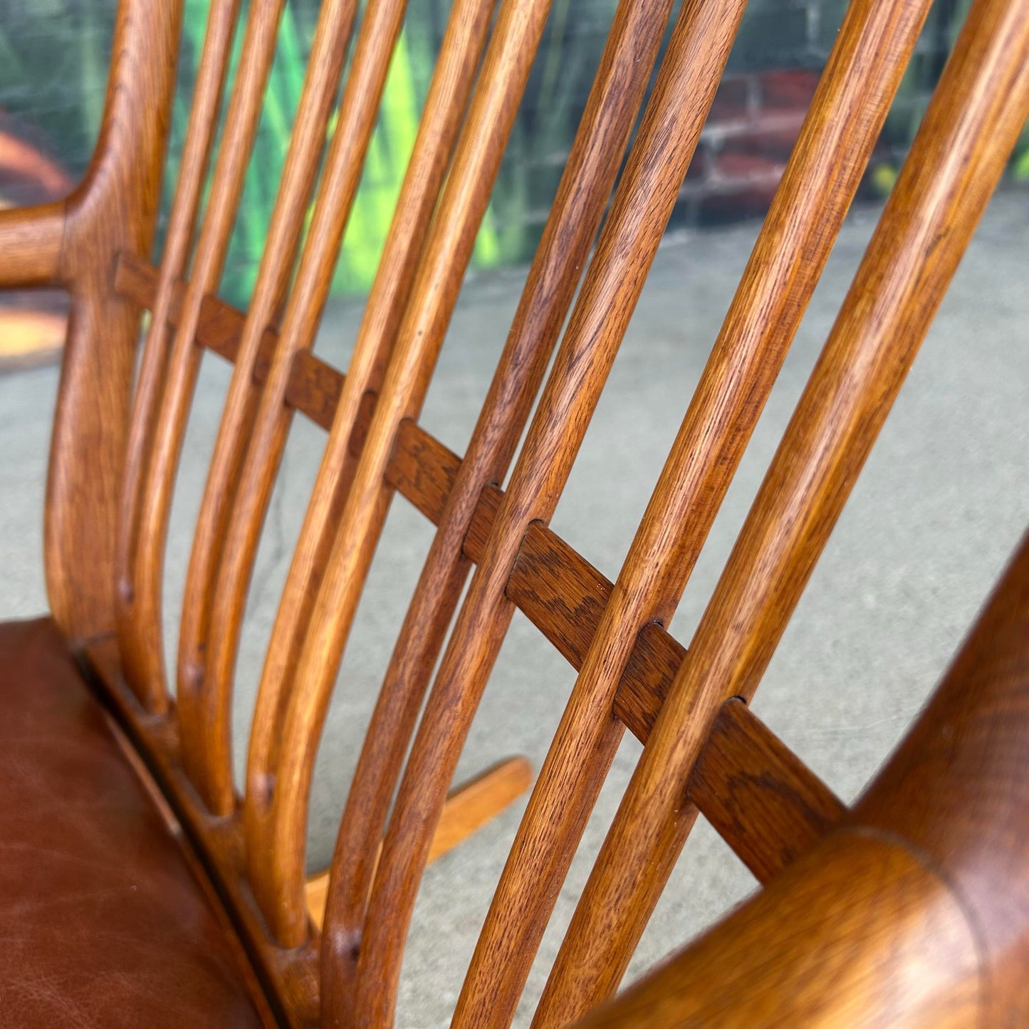 Early Mid Century Modern Hans J. Wegner Rocking Chair Ml-33