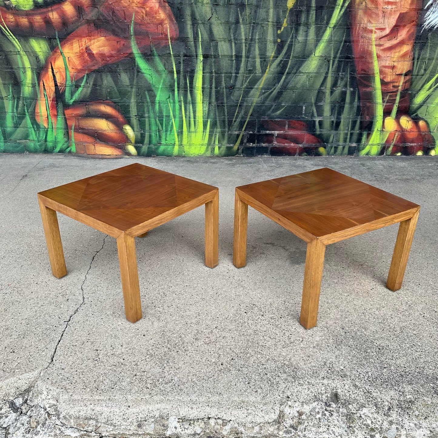 Pair of Lane End Tables Refinished