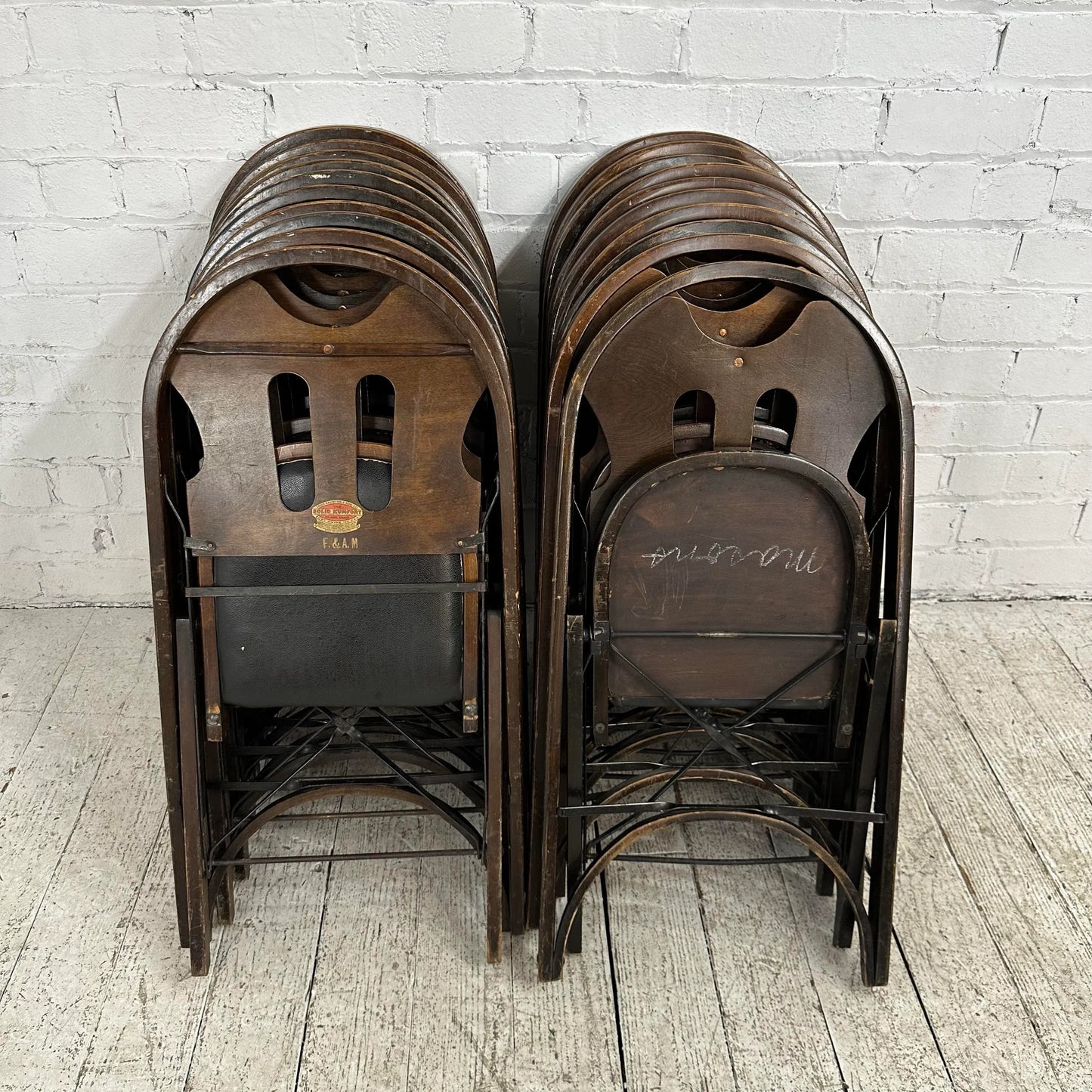 Louis Rastetter and Sons Wooden Folding Chair