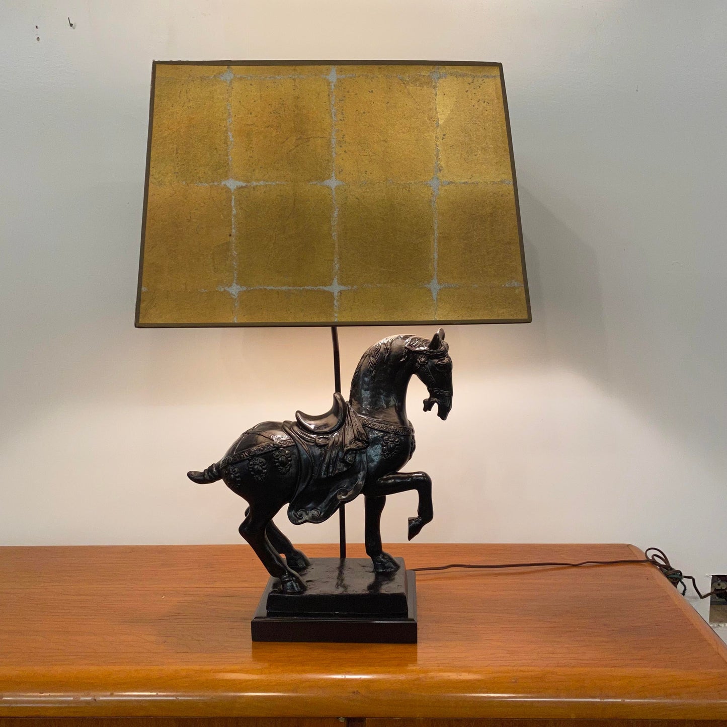 1960s Mid-Century Modern Fredrick Cooper Horse Table Lamp