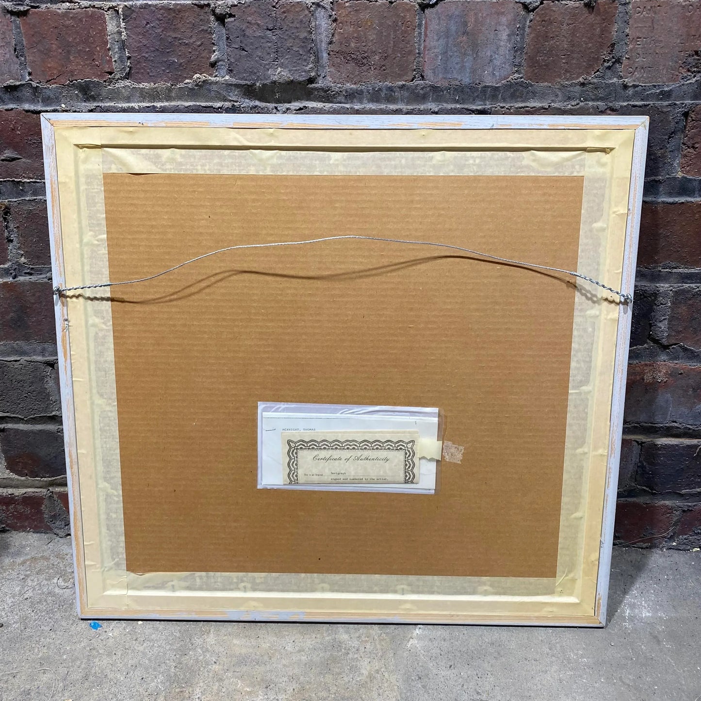 Thomas McKnight Serigraph Framed