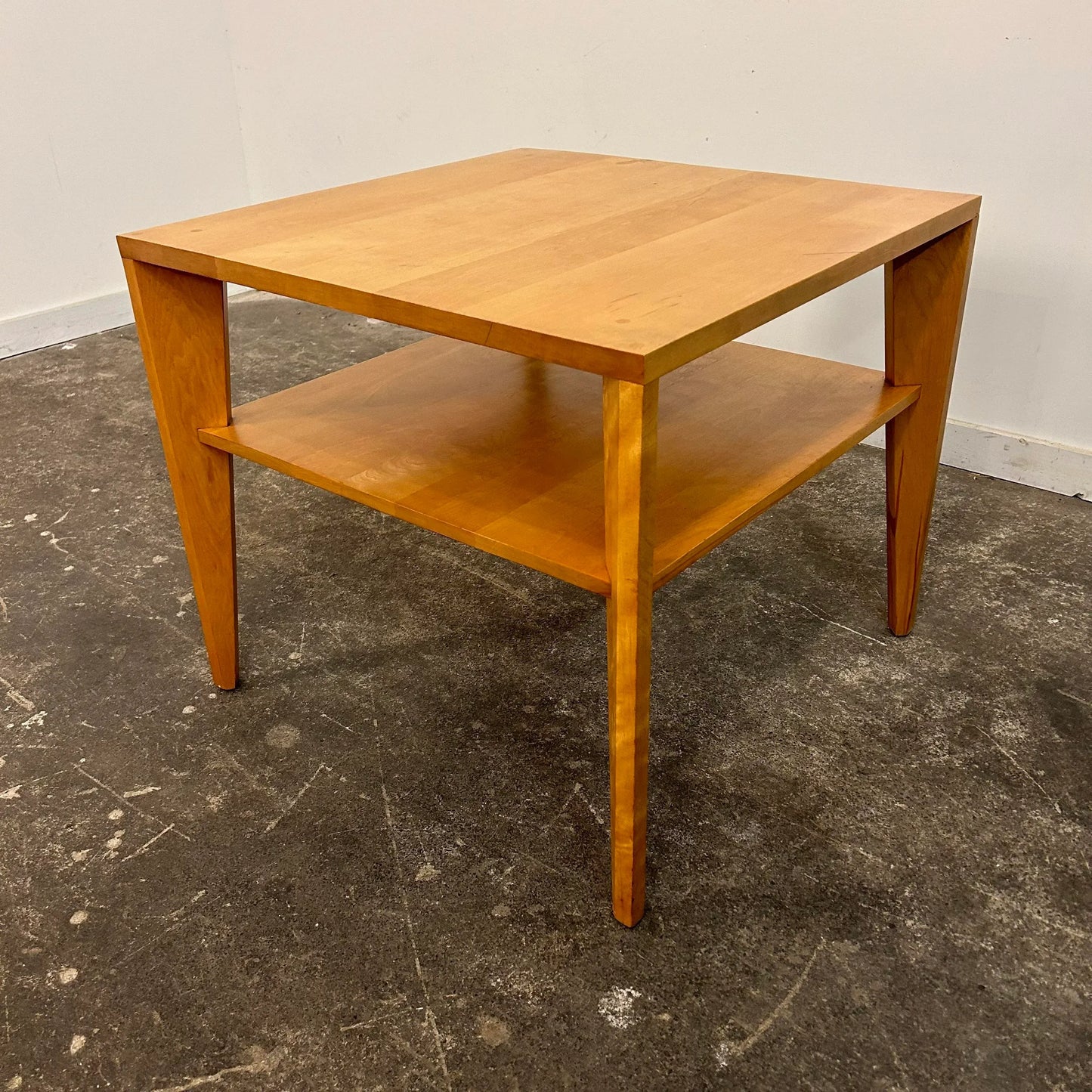 Conant Ball Table by Leslie Diamond Square in Birch