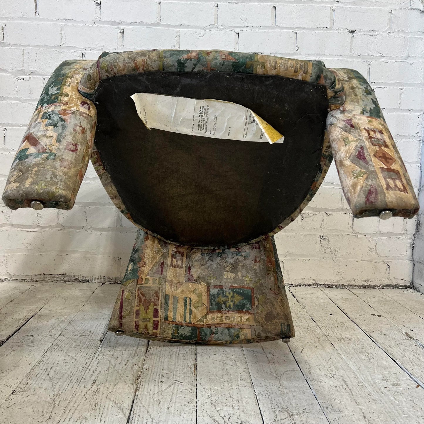 Pair of Kagan Style 3 Legged Arm Chairs 90’s