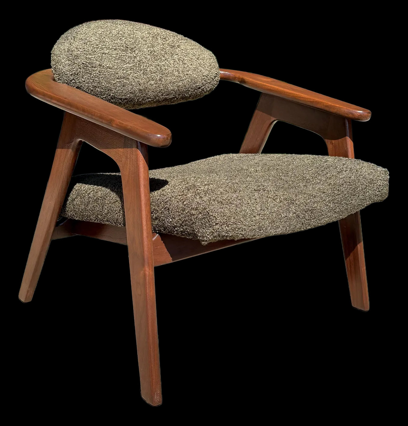 Reupholstered Adrian Pearsall Lounge Chair