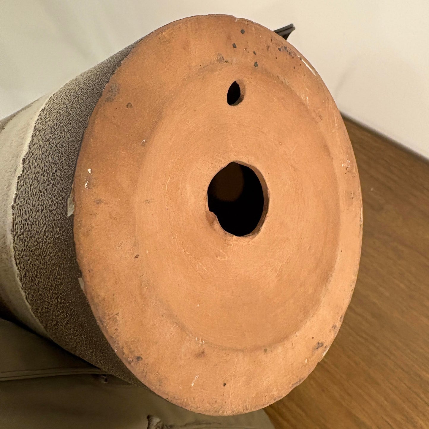 Mid Century Modern Ceramic Cylinder Lamp