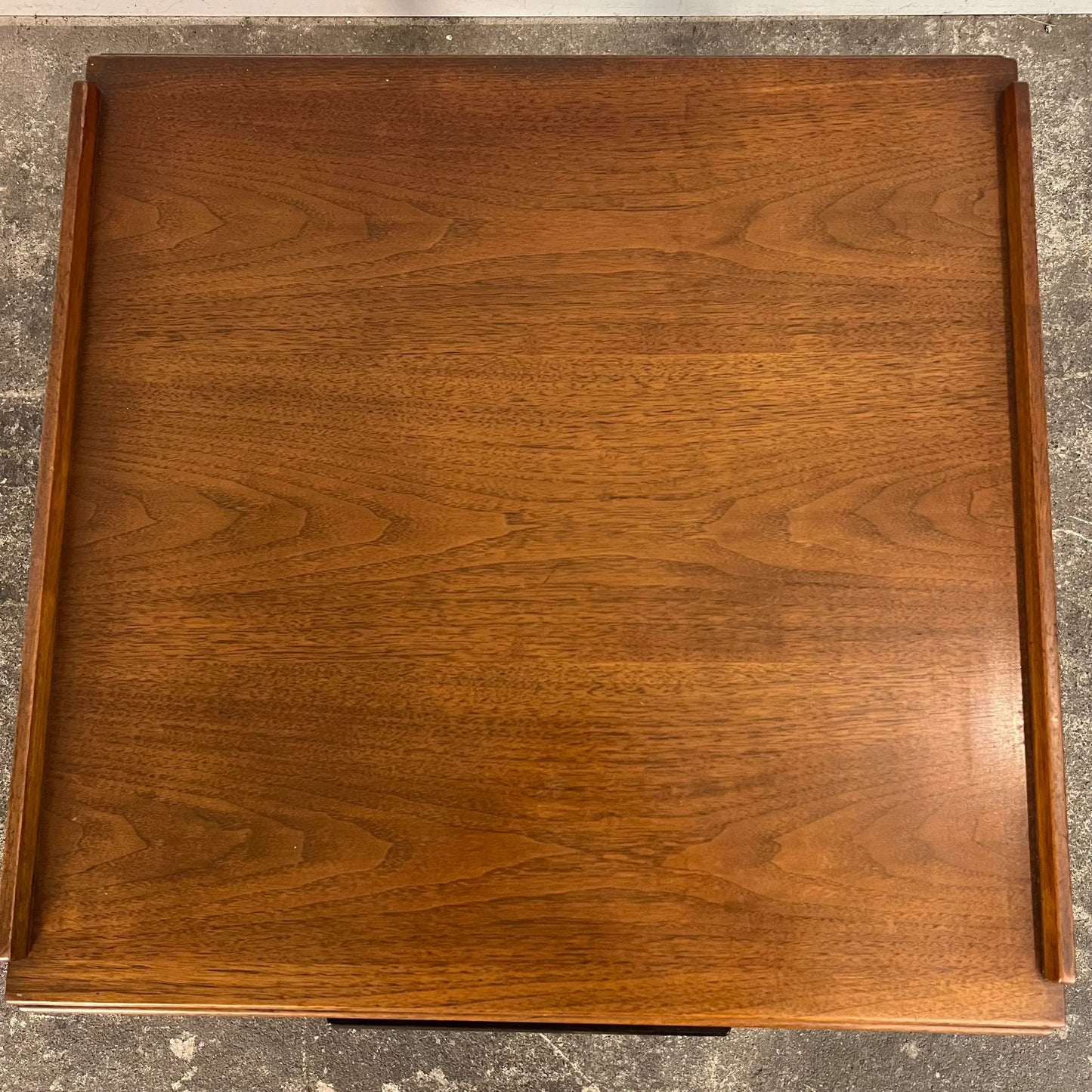 Edward Wormley for Dunbar Side Table With Rosewood and Brass Details