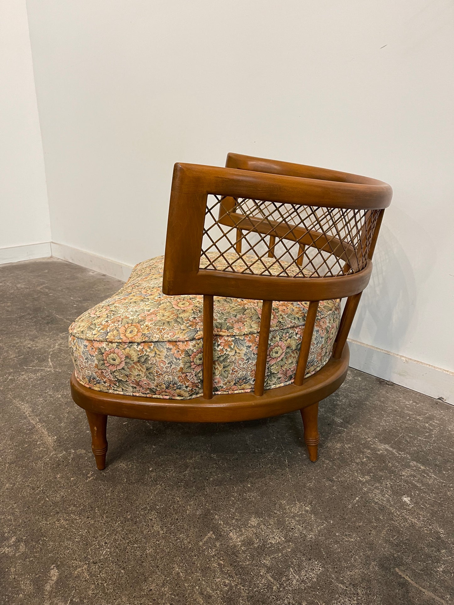 1940s Vintage Slipper Chair