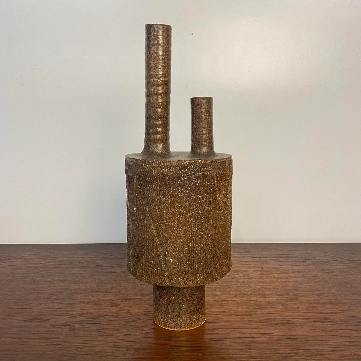 Mid Century Modern Ceramic Pottery Ikebana Flower Arrangement