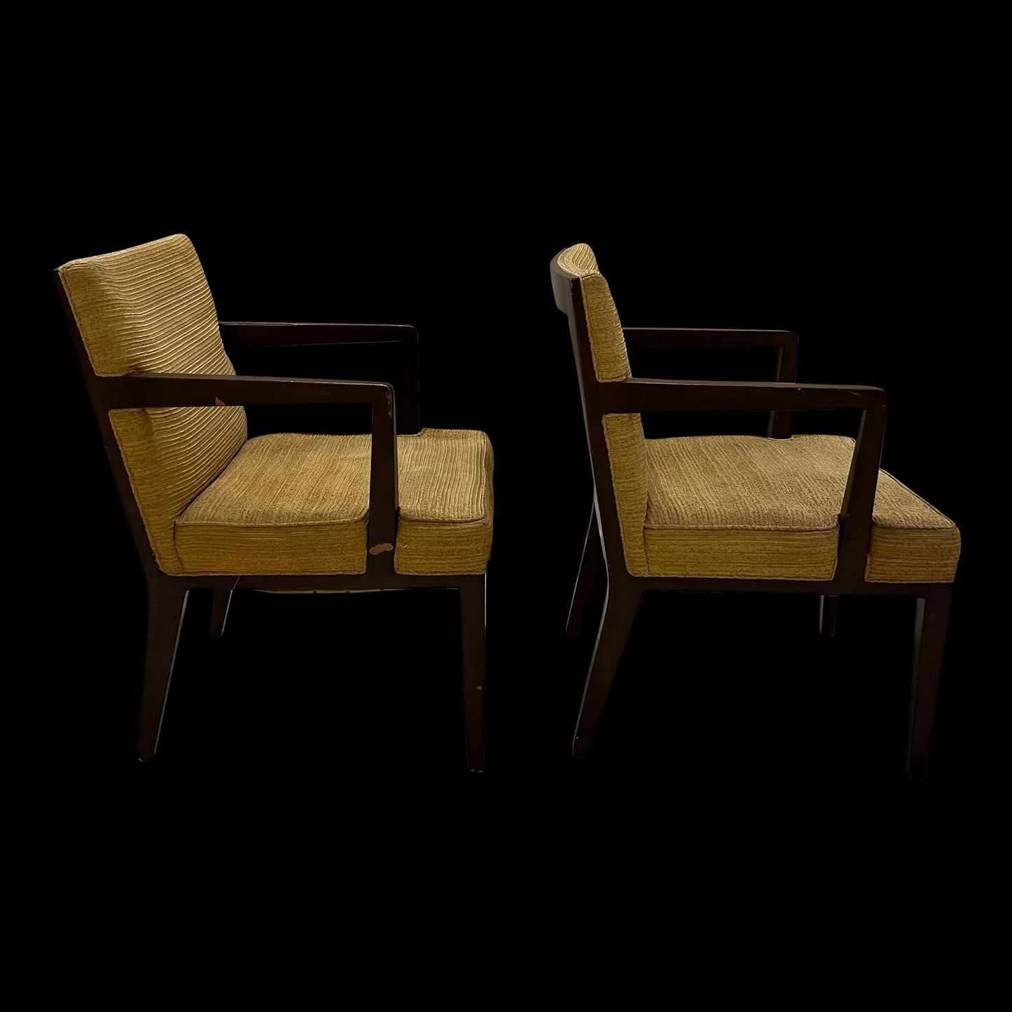 Mid Century Modern Pair of Dunbar Arm Chairs