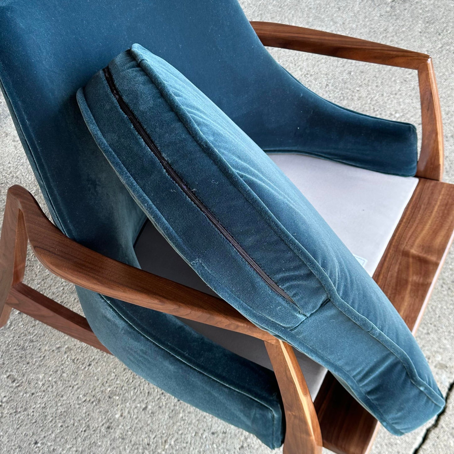 Mid Century Modern Custom Seal Style Lounge Chair