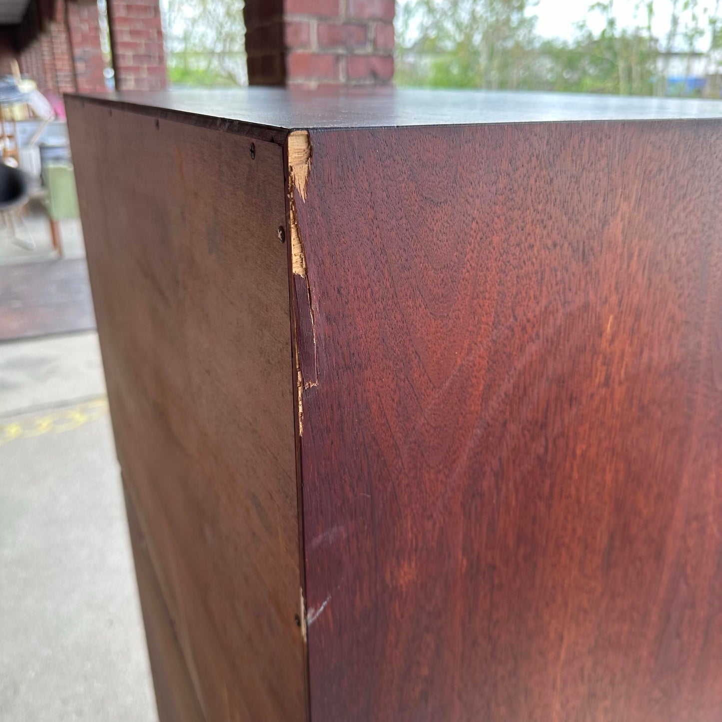 Mid Century Modern Jens Risom 2 Piece Dresser Chest Cabinet Storage Cabinet