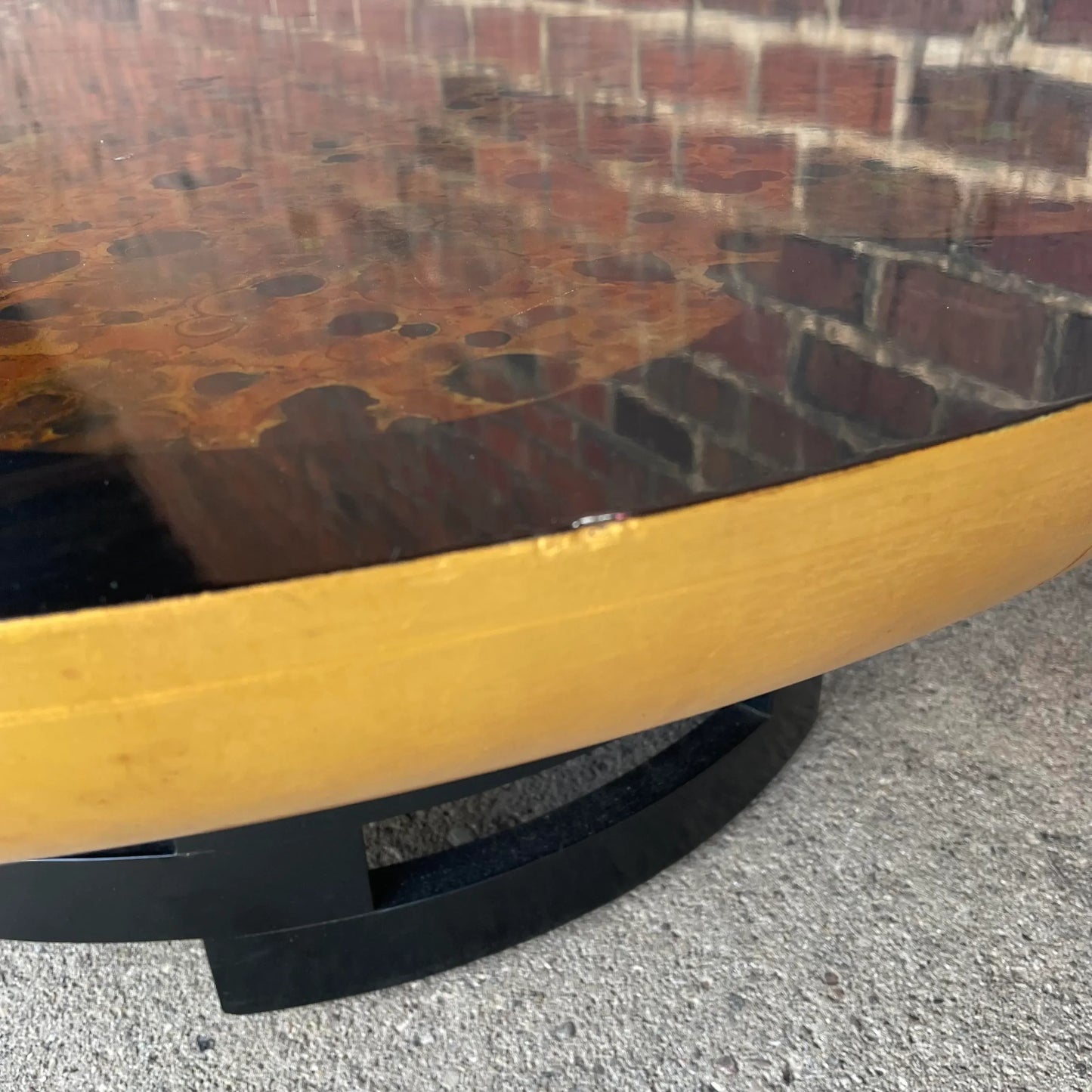 Mid 20th Century Kittinger Furniture Modern Lotus Coffee Table