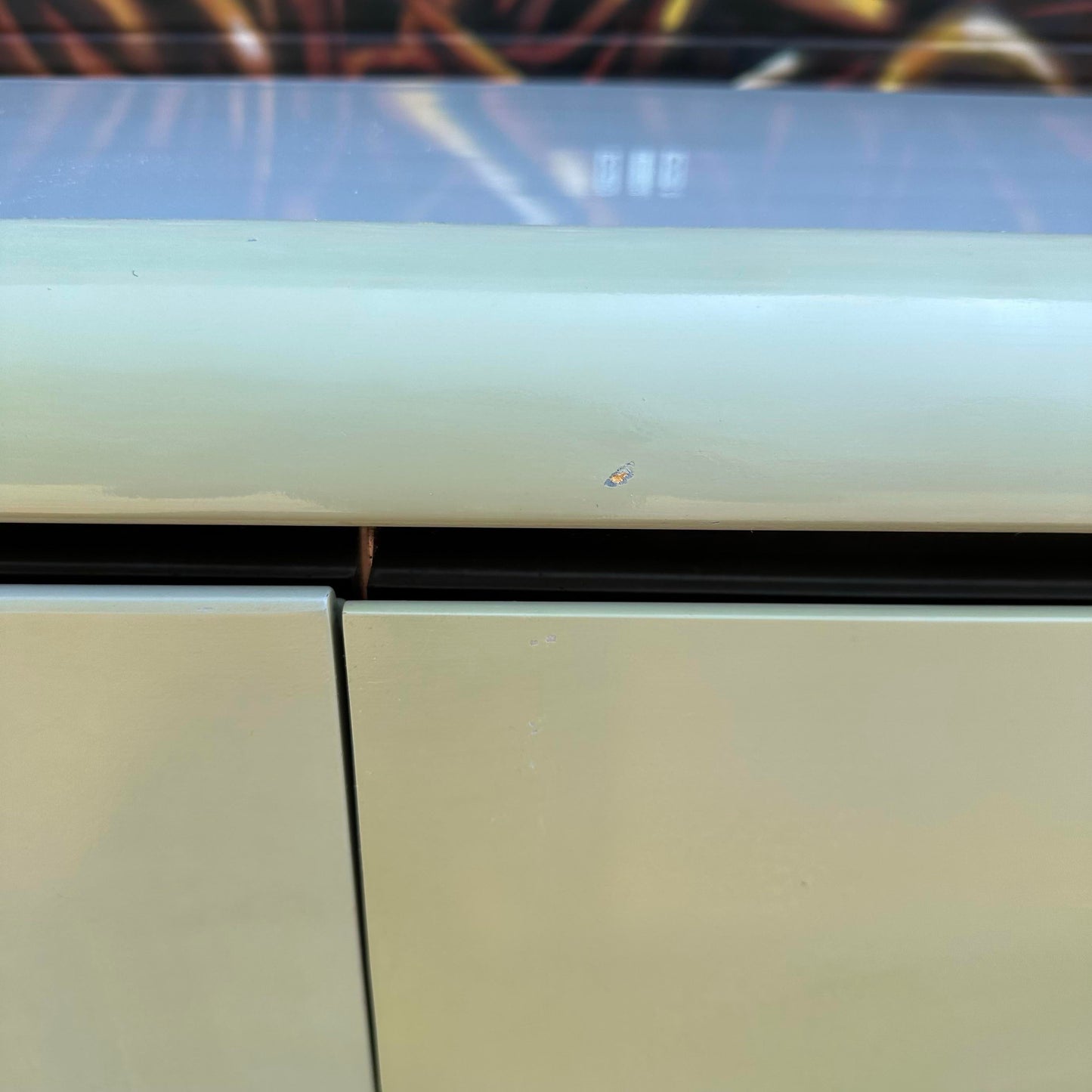 Lane Postmodern 1980s Console Table Sideboard