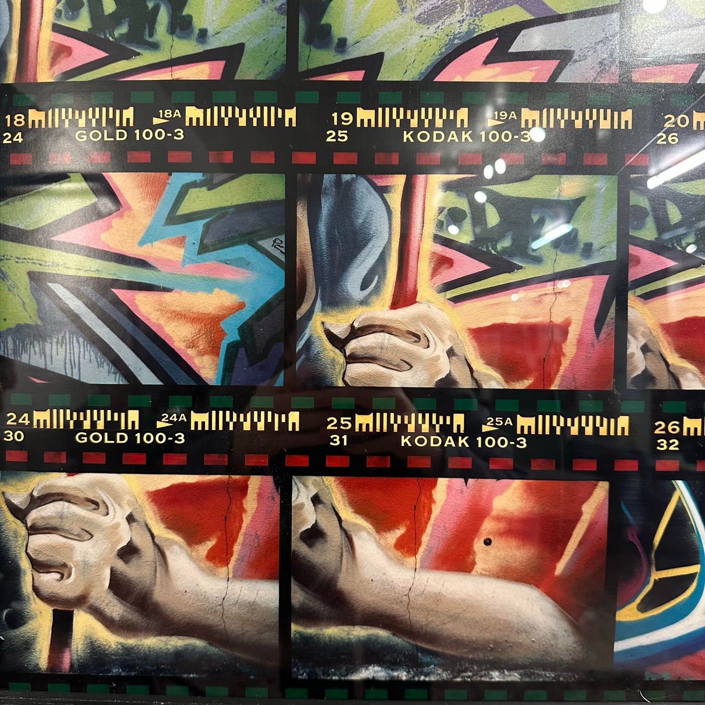 Ruth Litoff “Tagging Up” Graffiti Collage 1996