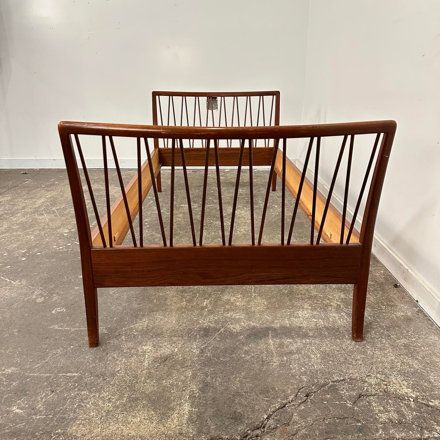 Danish Modern Frode Holm Teak Bed Frame Daybed for Illums Bolighus