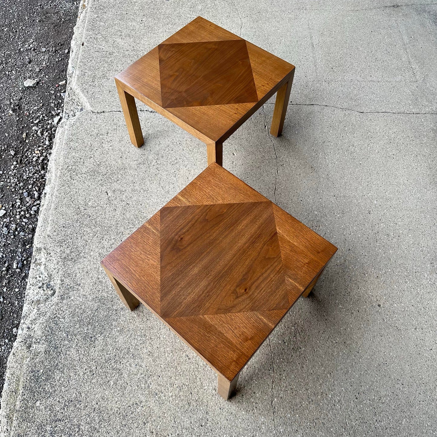 Pair of Lane End Tables Refinished