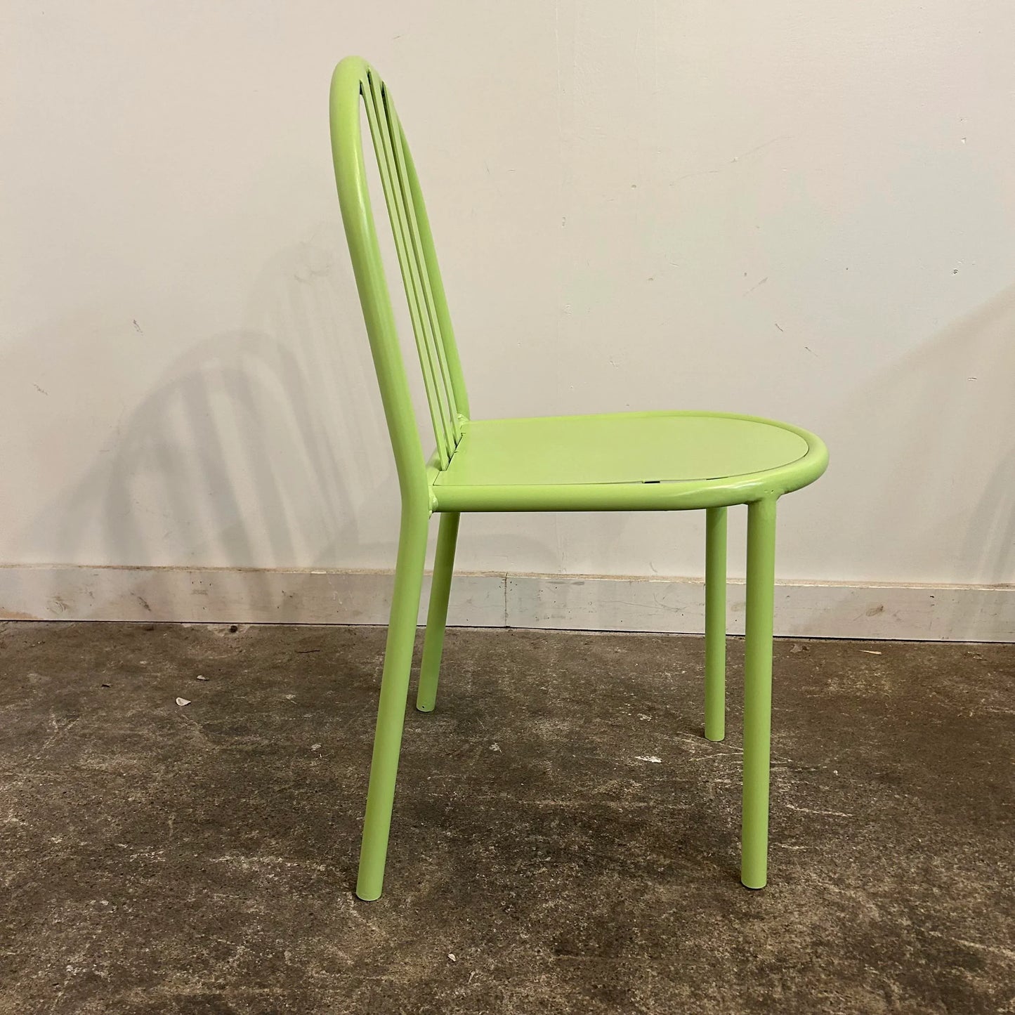 Set of 6 Model 222 Dining Chairs by Robert Mallet-Stevens Older Originals New Powder Coat