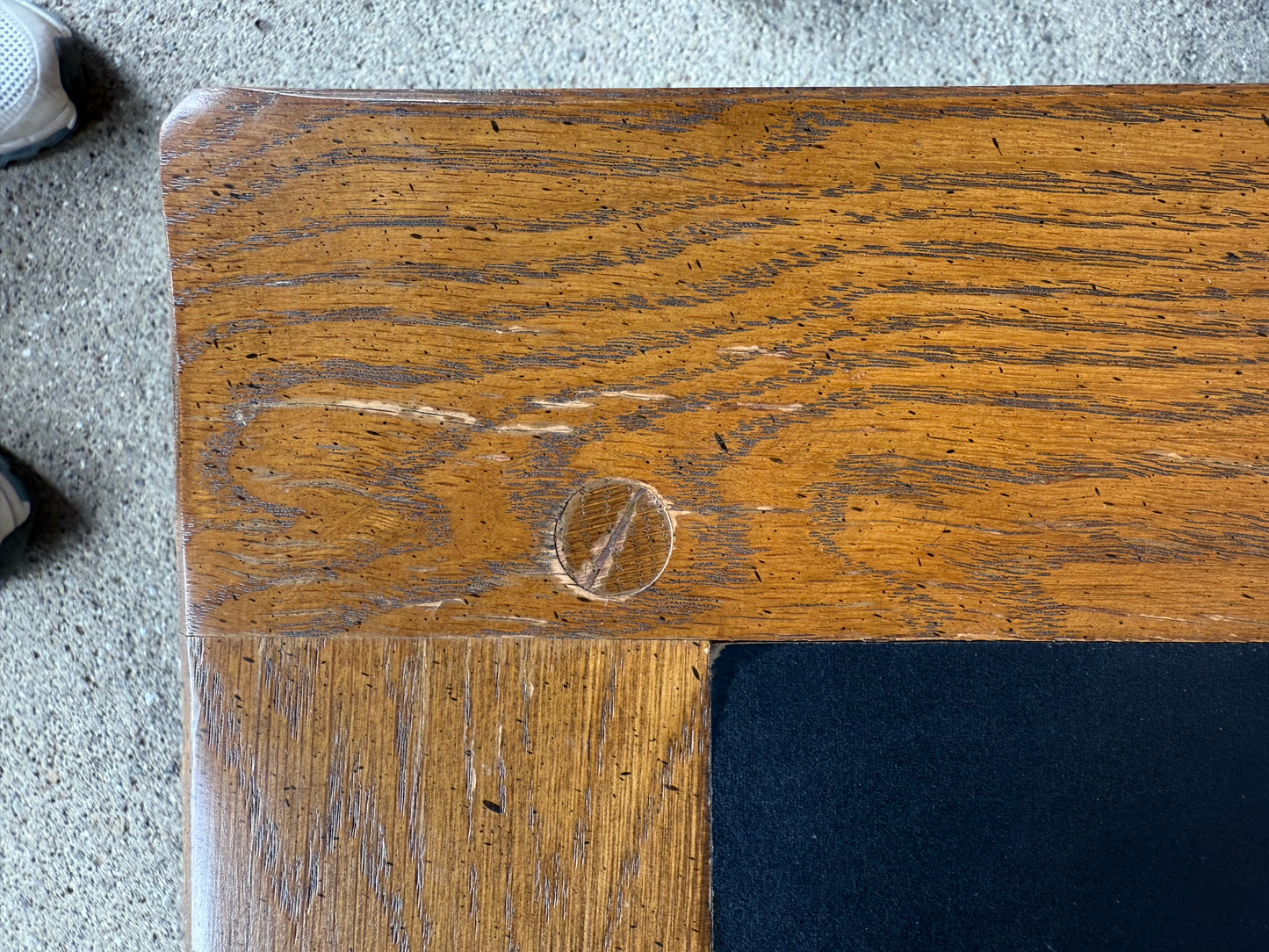 Pair of Vintage Ranch Oak Side Tables Square Rustic Western Charm