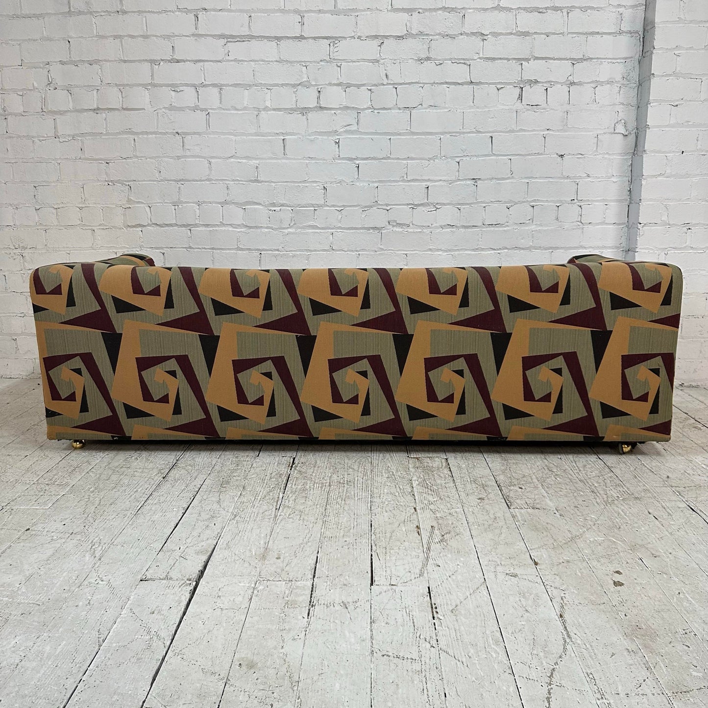 Edward Wormley for Dunbar Sofa Possibly a Jack Lenor Larsen Fabric