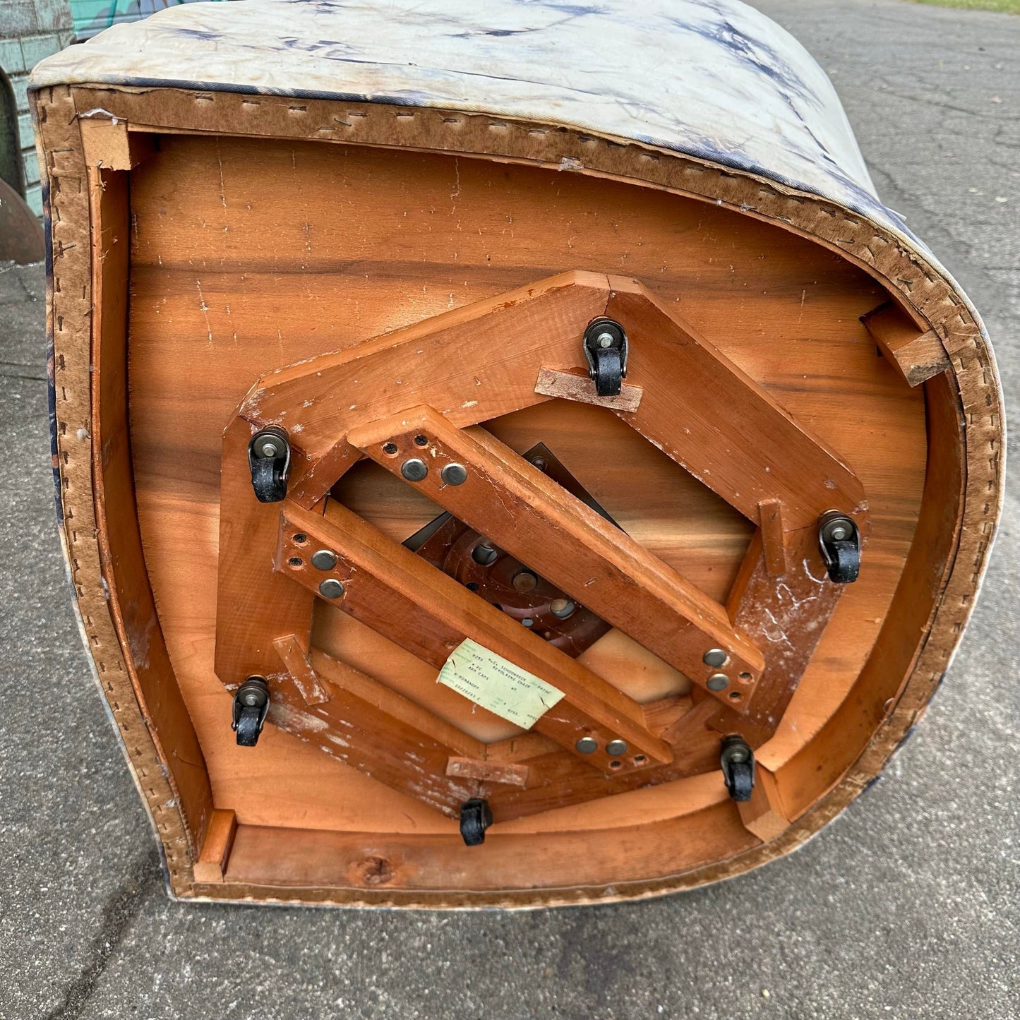 Mid Century Modern Henredon Swivel Barrel Back Lounge Chairs