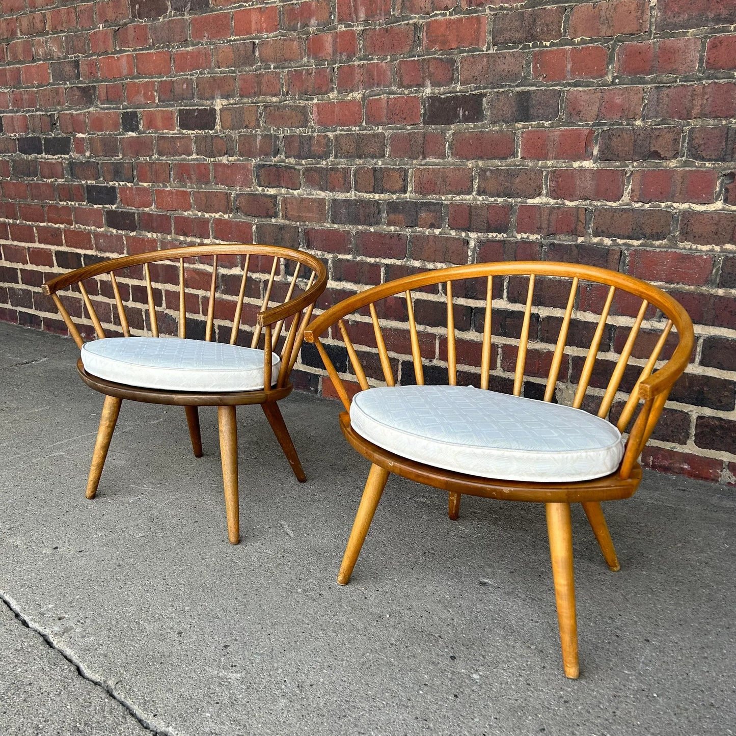 Pair of Yngve Ekstrom Arka Lounge Chairs
