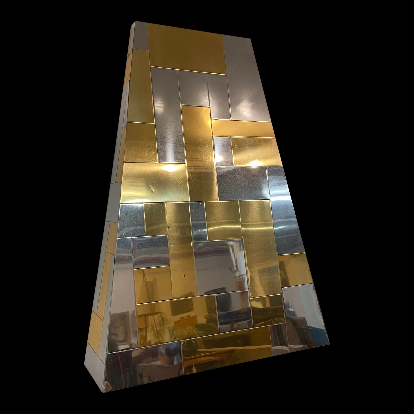 Mid Century Modern Paul Evans Cityscape Style Fireplace Hood