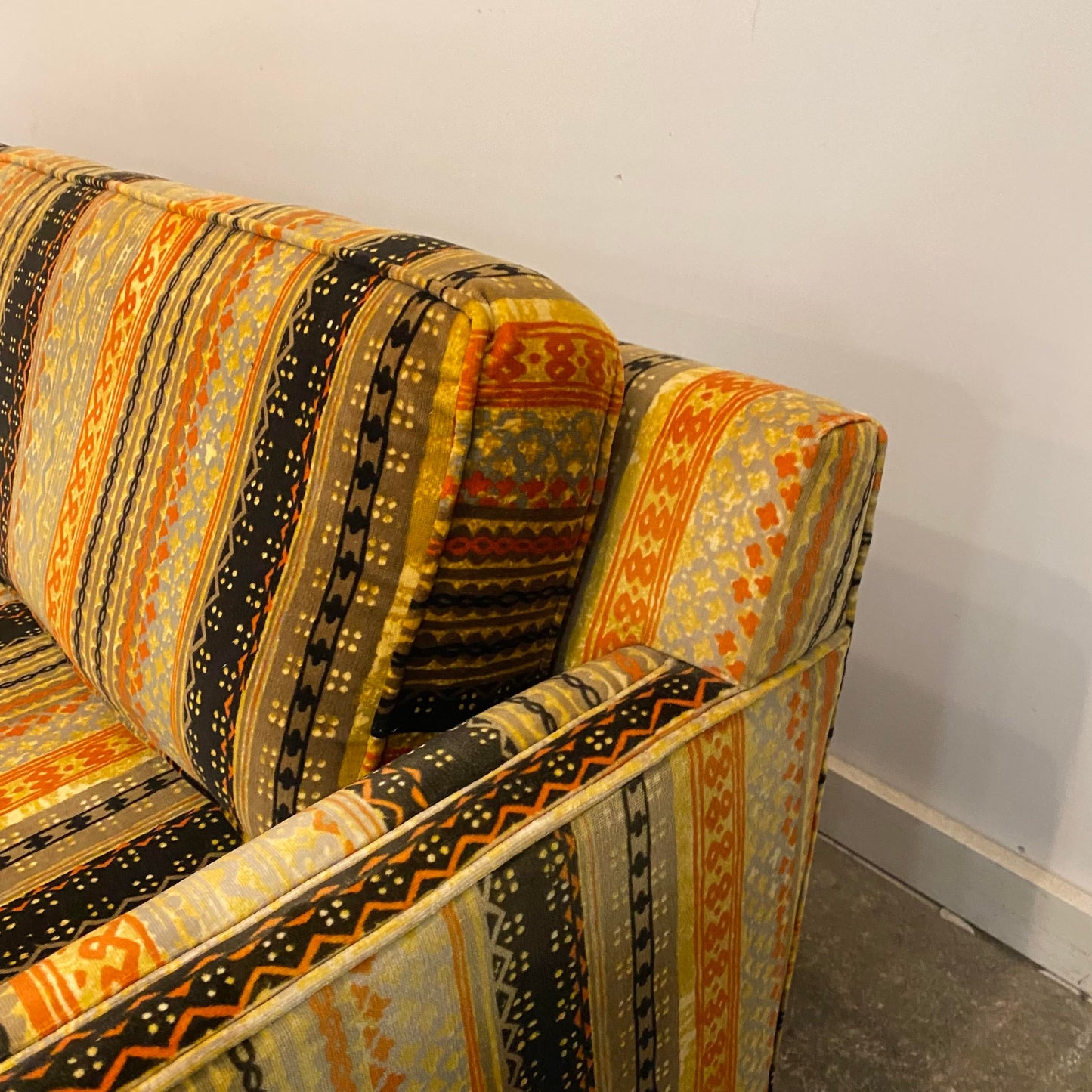 Mid Century Sofa in the Style of Milo Baughman