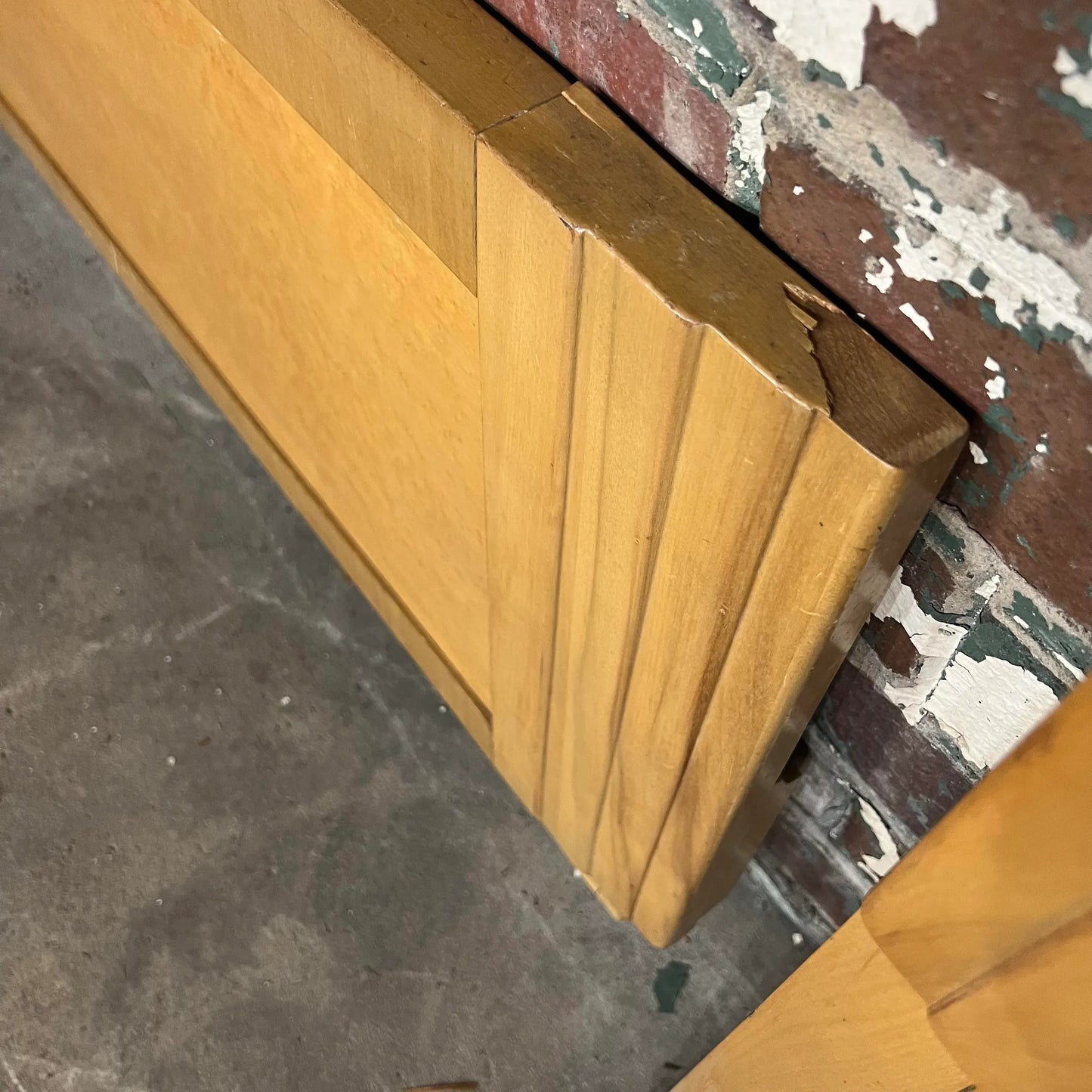 Rway Birdseye Maple Full Size Headboard and Footboard