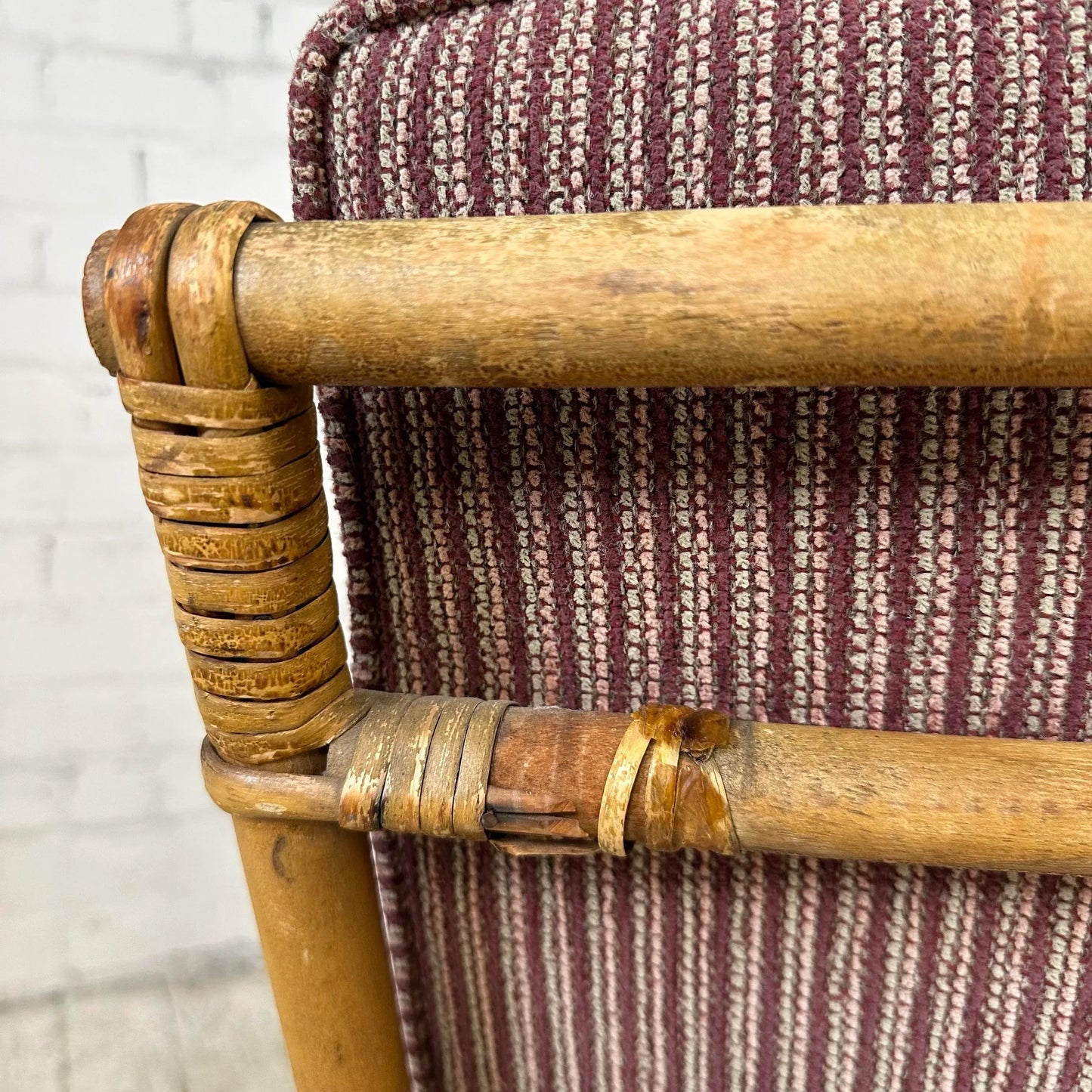 Mid Century Modern Heywood Wakefield Bamboo Lounge Chair