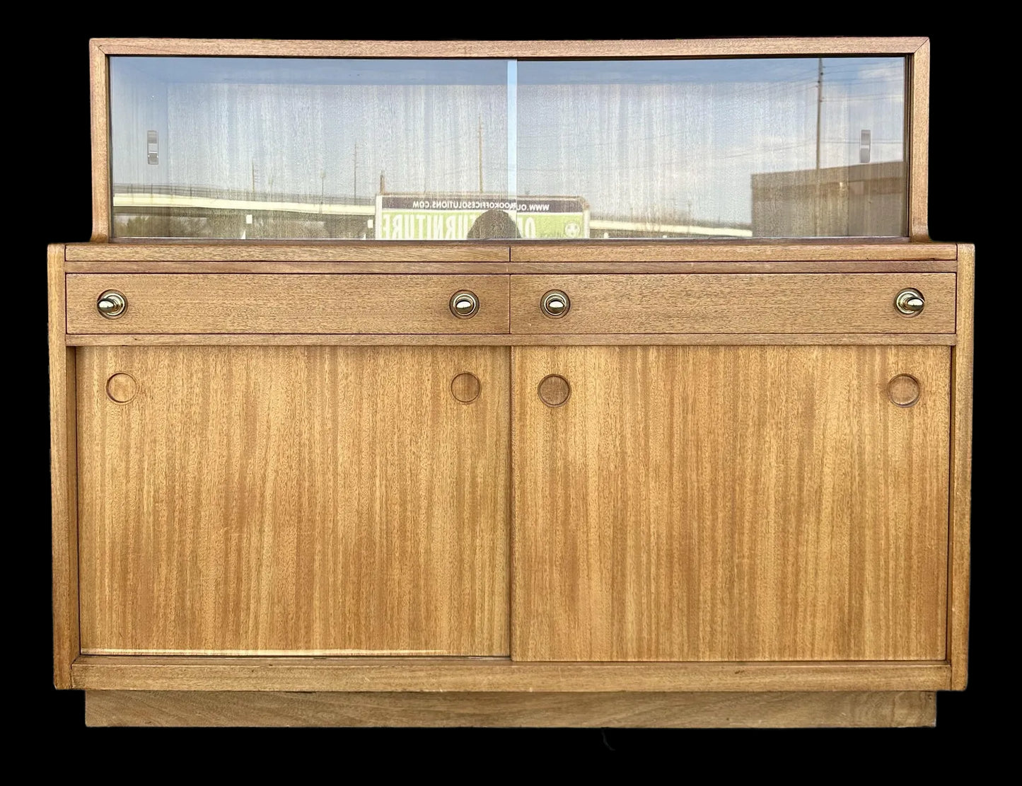 Mid Century Modern Dunbar Server Sideboard Cabinet
