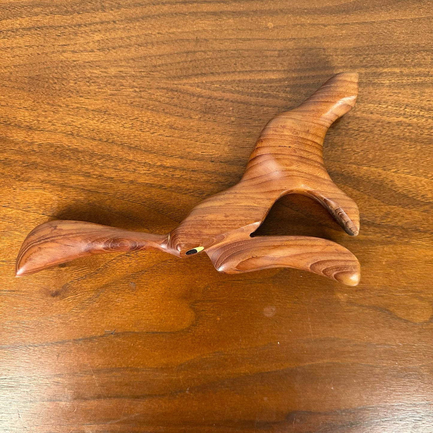 Danish Modern Teak Character Figure Sculpture by Is J. Bentsen