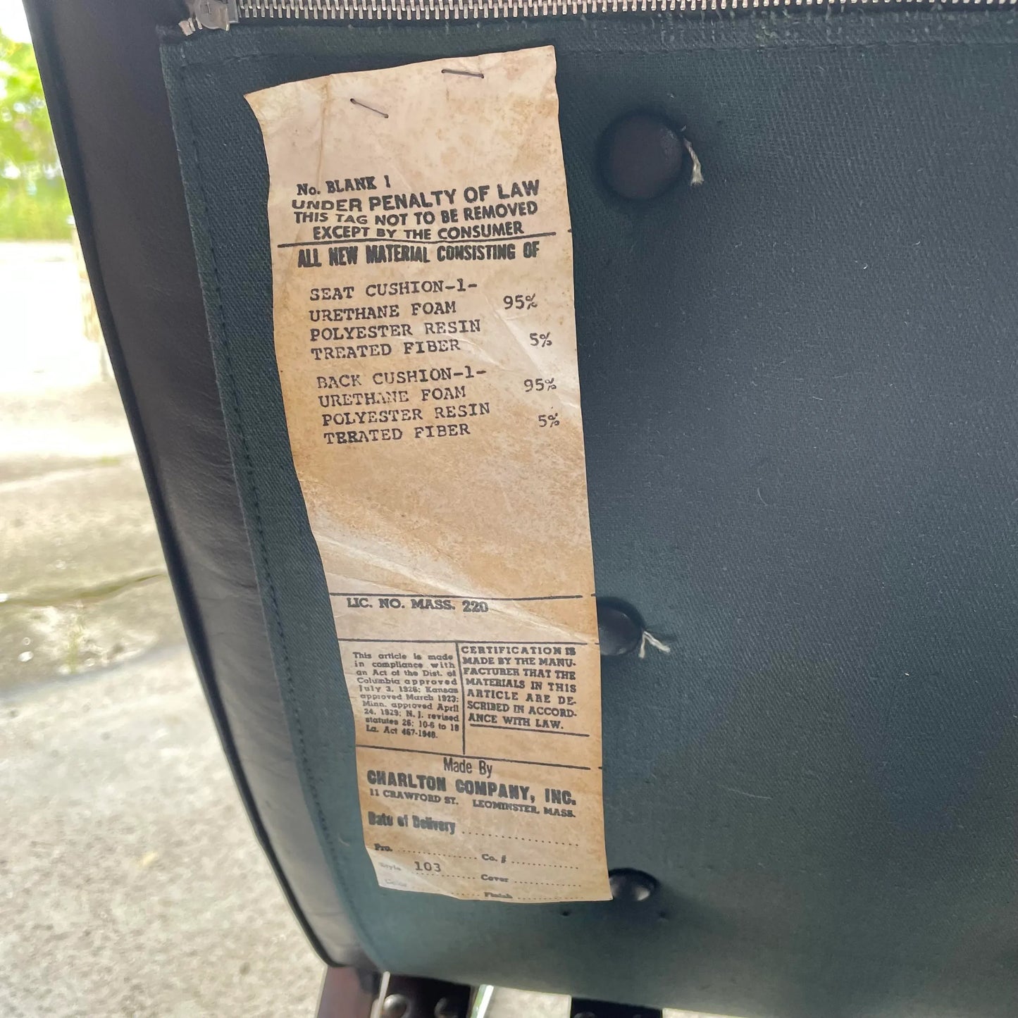 Charlton Chair Company Quality Made Barcelona Leather Chair Chrome