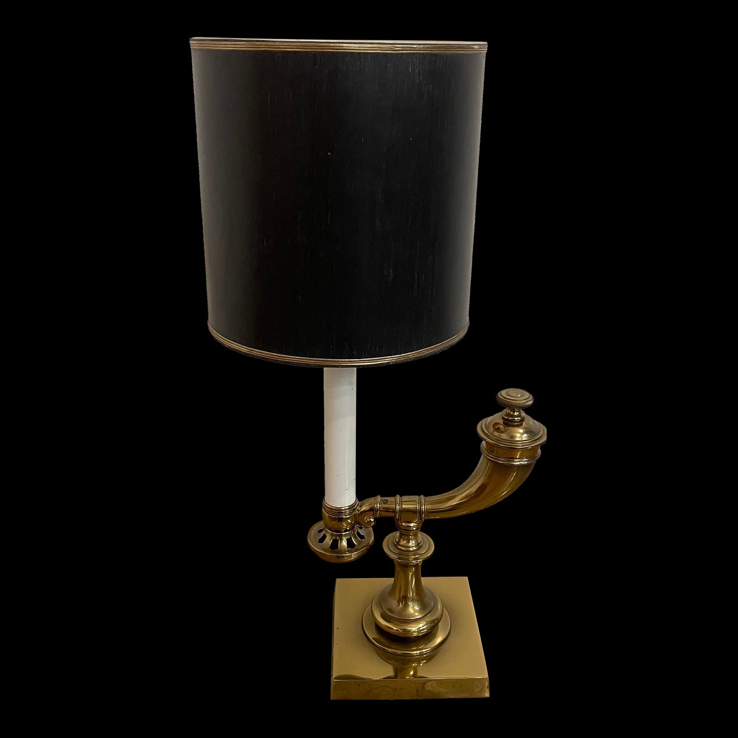 1970s Mid-Century Modern Brass Stiffel Table Lamp