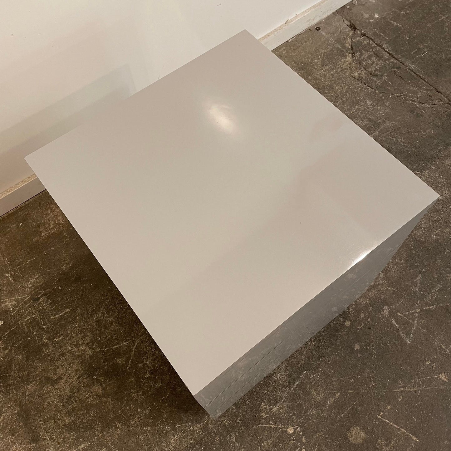 1980s Grey Cabinet 3 Drawer Dresser