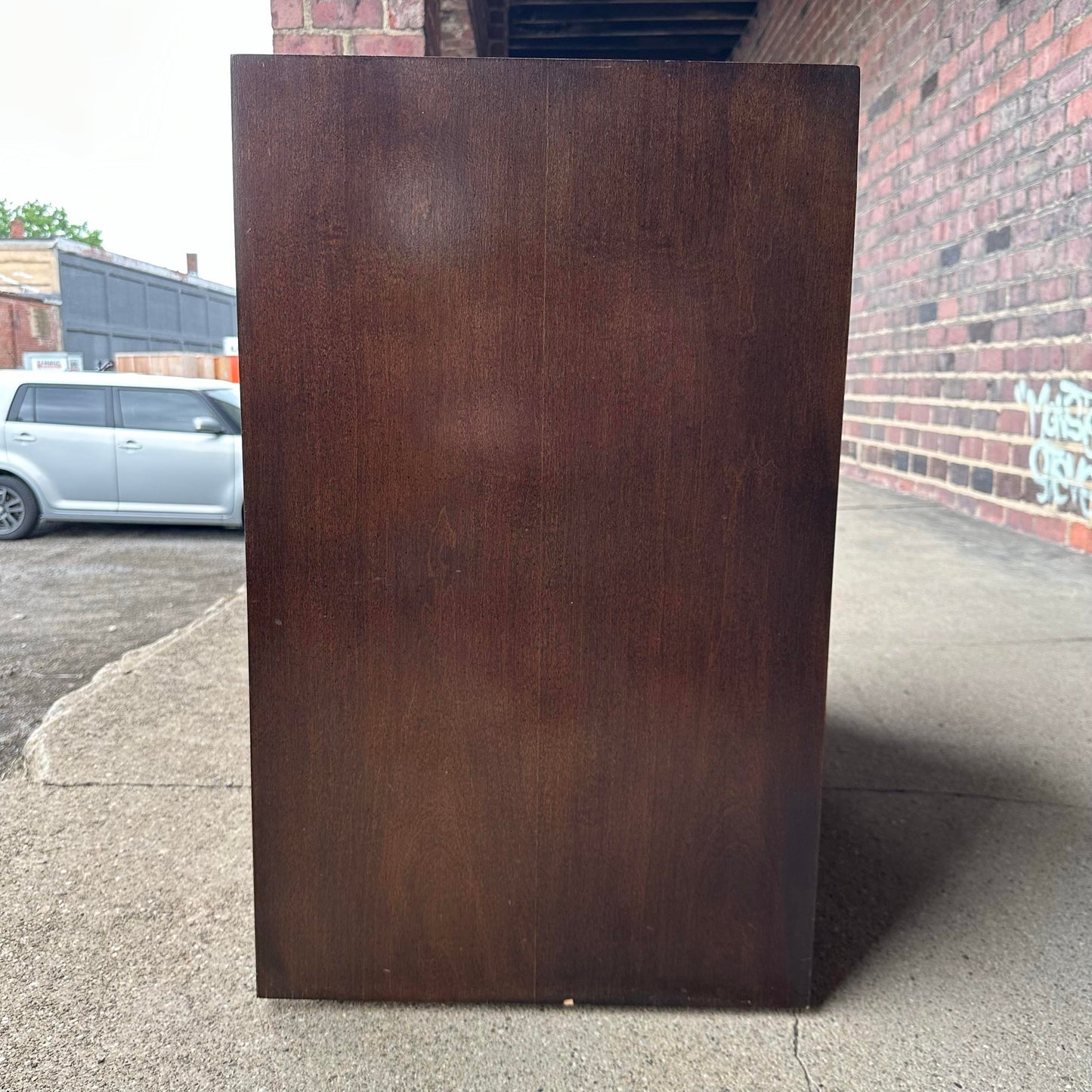 Century Furniture Burl and Brass Petit Chest of Drawers