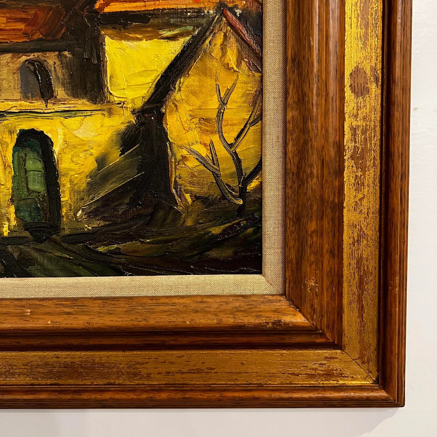 Béla Erdélyi Landscape Cityscape Painting Framed