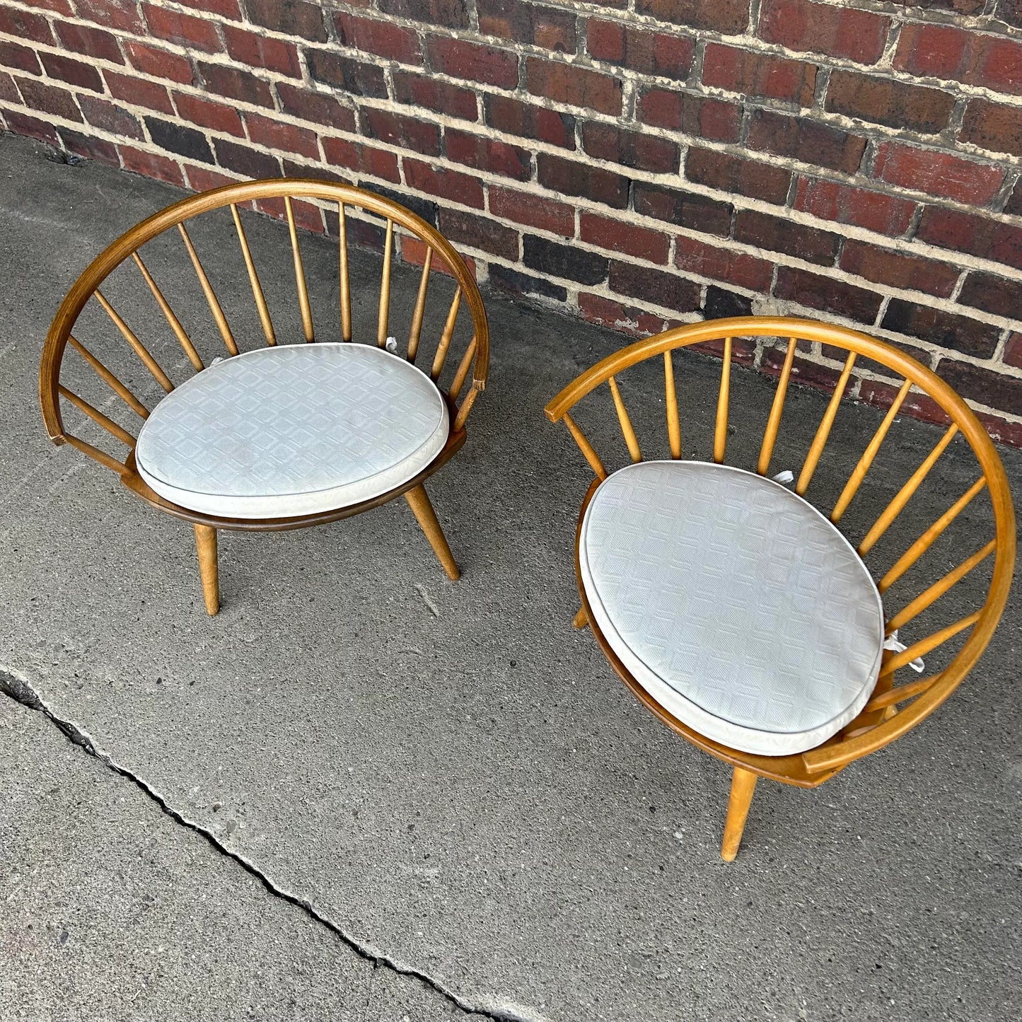 Pair of Yngve Ekstrom Arka Lounge Chairs