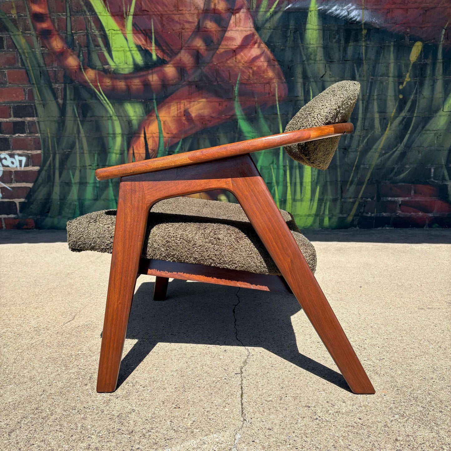 Reupholstered Adrian Pearsall Lounge Chair