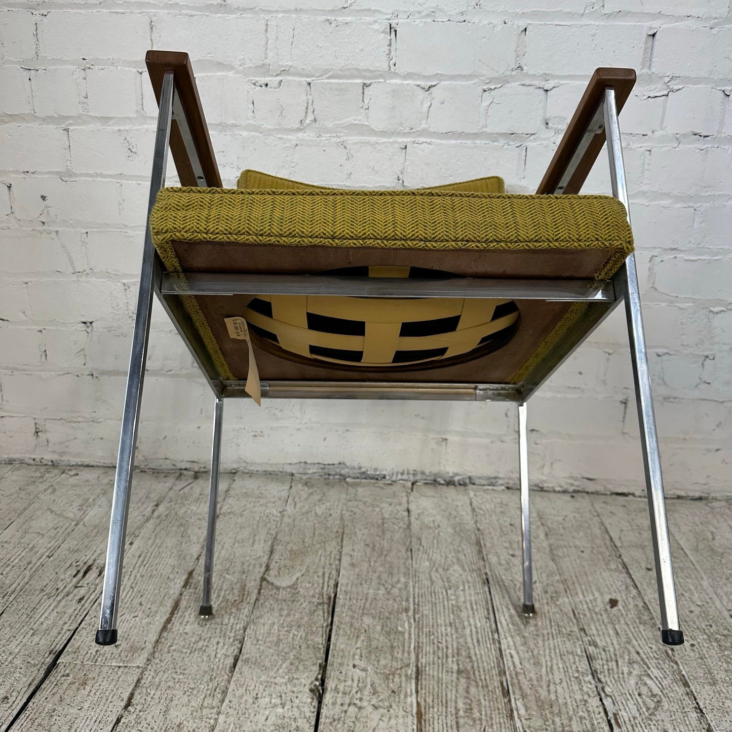 Mid Century Modern Robert John Stainless Steel Armchair