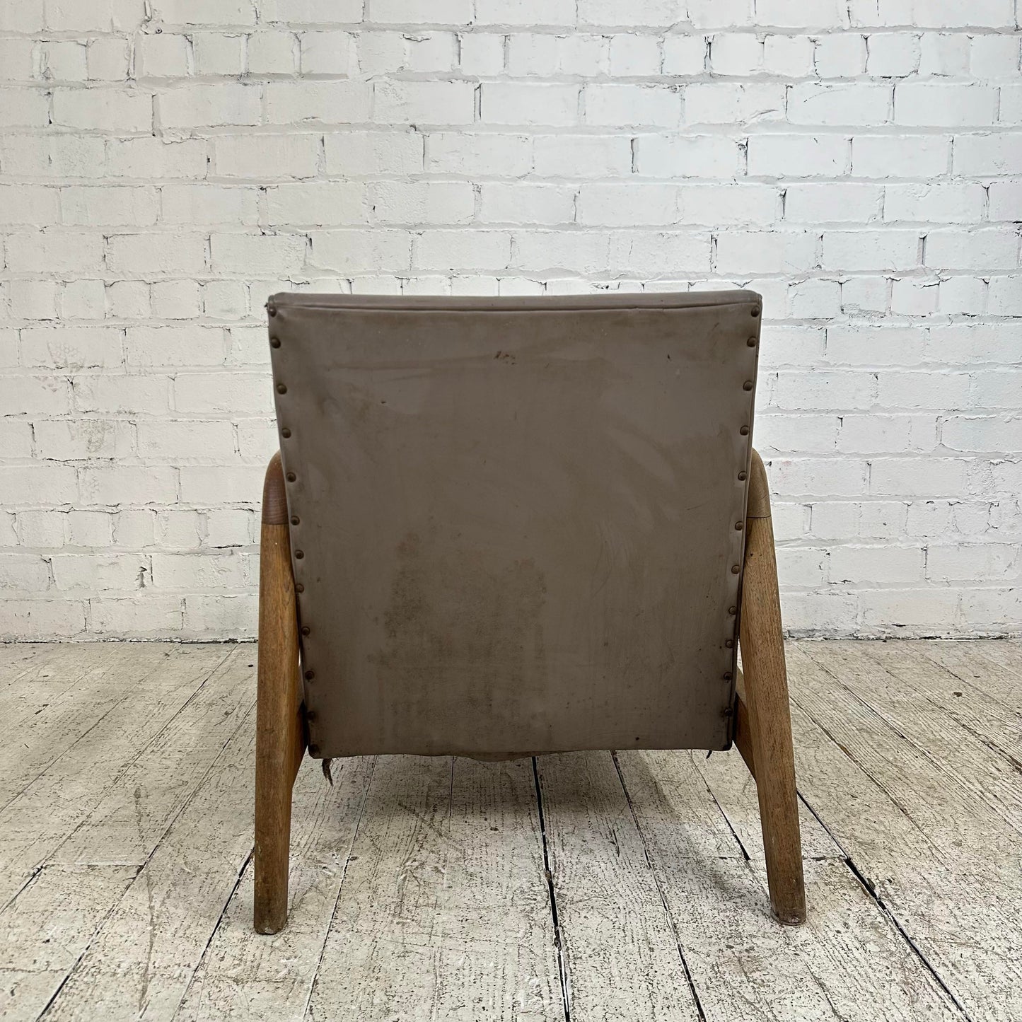 Solid Maple Thonet Lounge Arm Chair