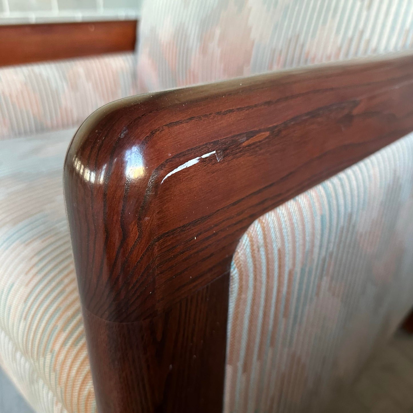 Pair of 1980s David Edward Company Club Chairs