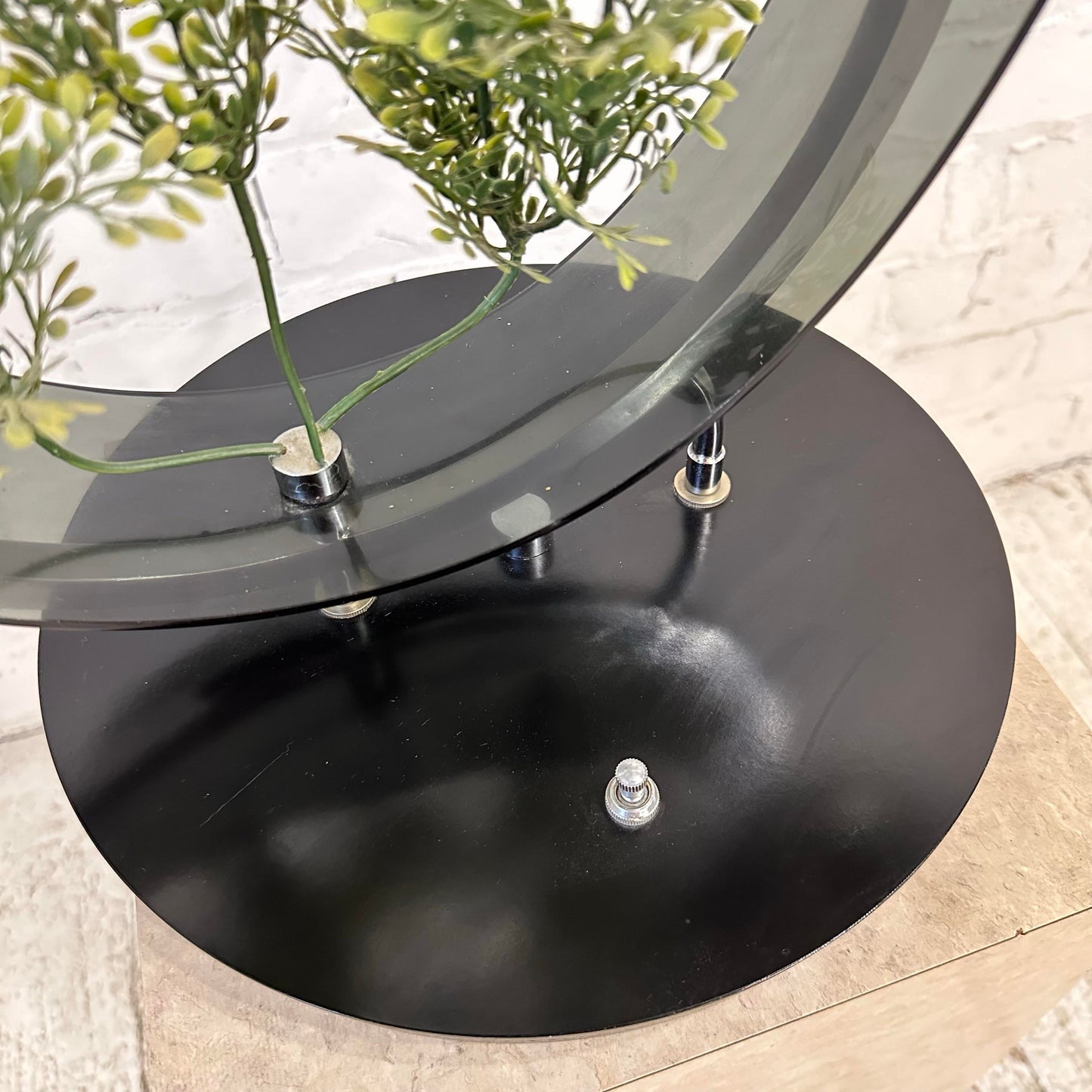 Funky Spaghetti Chrome 3 Way Table Lamp