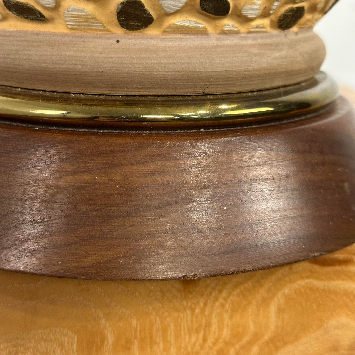 Mid Century Modern Ceramic Atomic Table Lamp