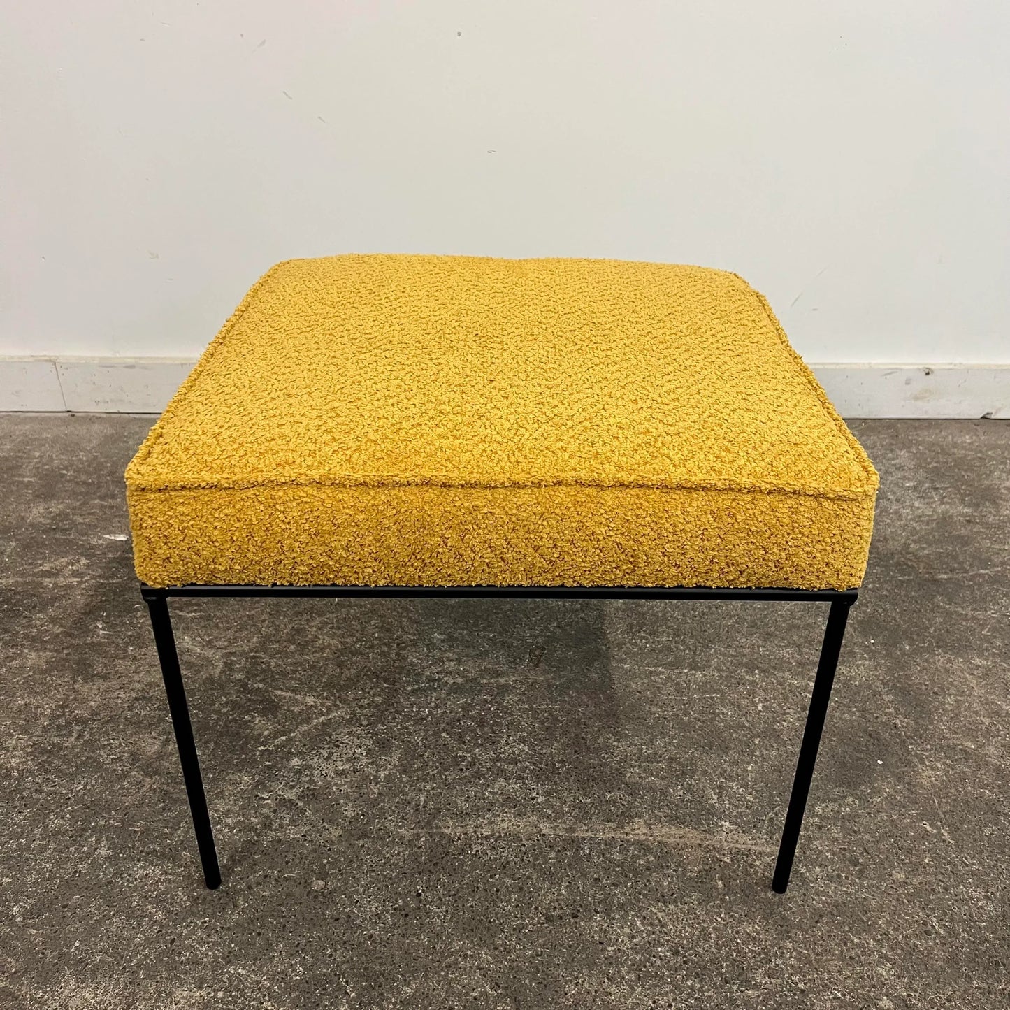 Paul McCobb Style Yellow Ottoman
