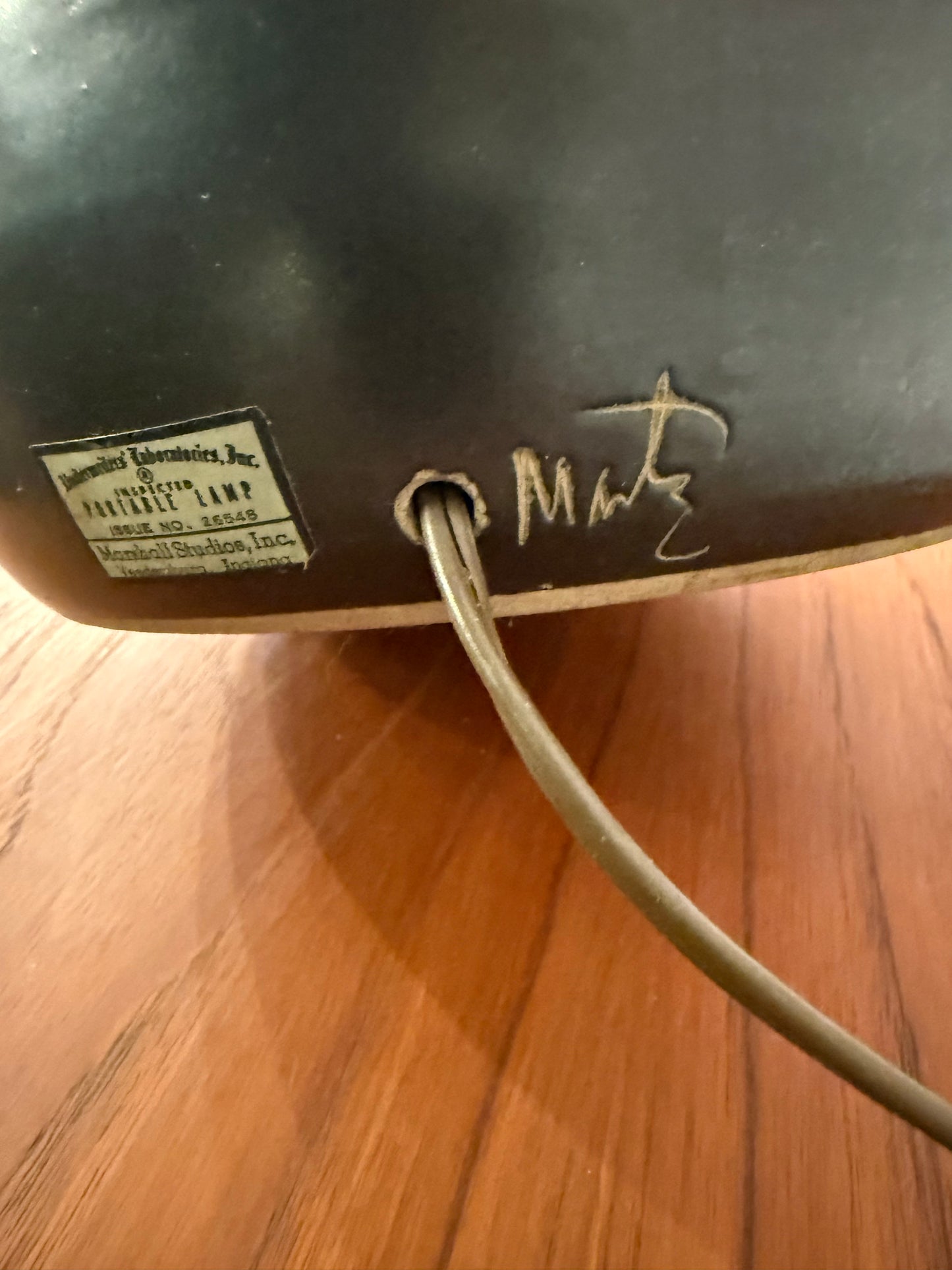 Lamp by Gordon Martz/Marshall Studios. Model M202-45-4 Rare